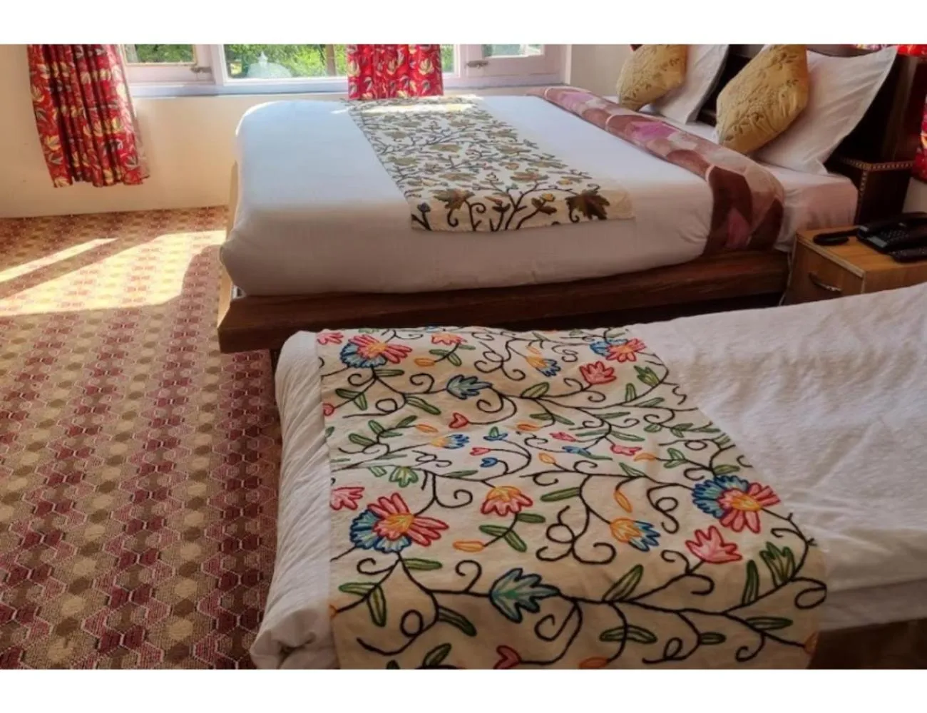 Bed in Hotel New Relax Inn, Pahalgam