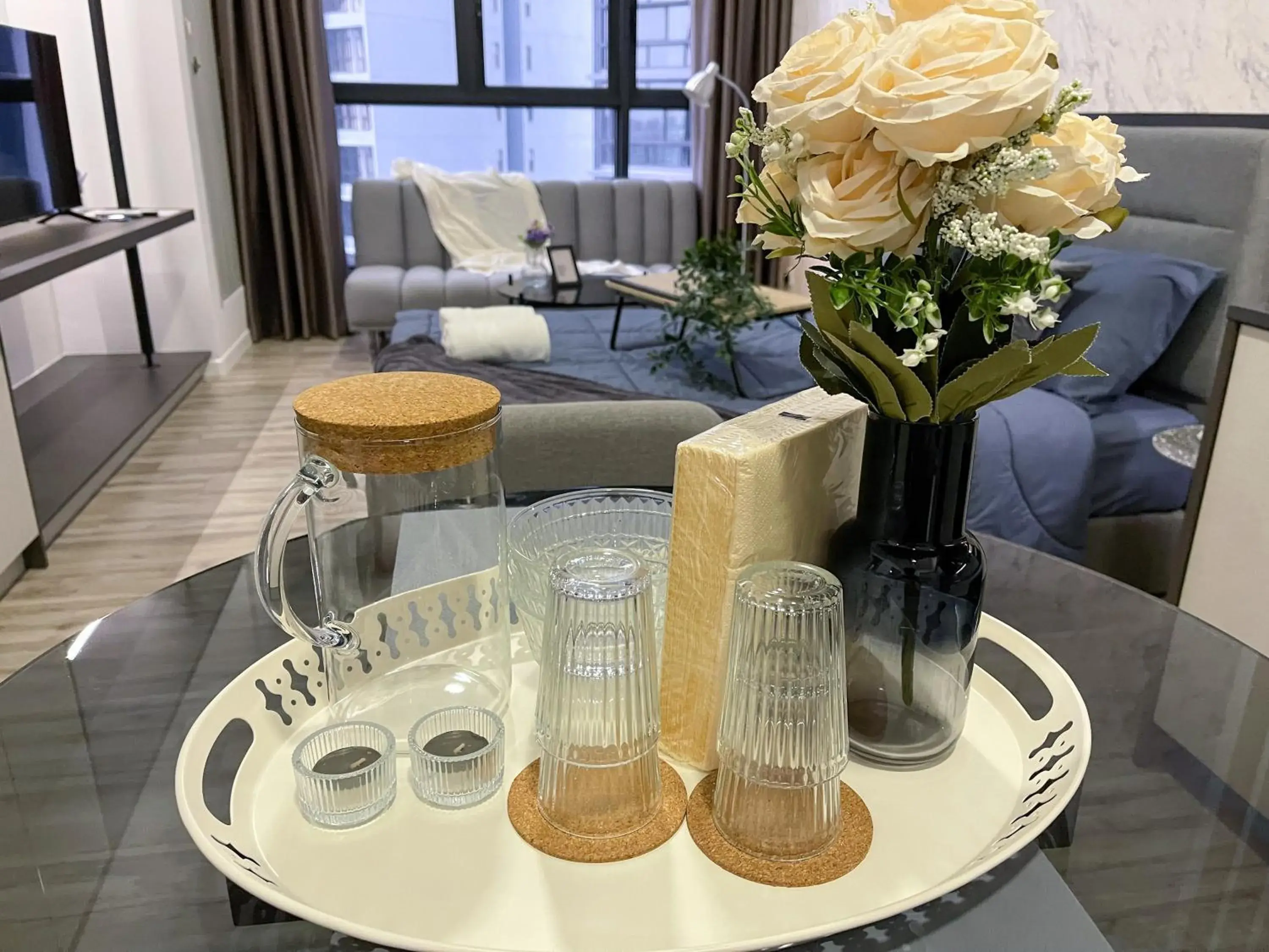 Living room in Millerz Square Kuala Lumpur by Synergy Living room in Millerz Square Kuala Lumpur by Synergy