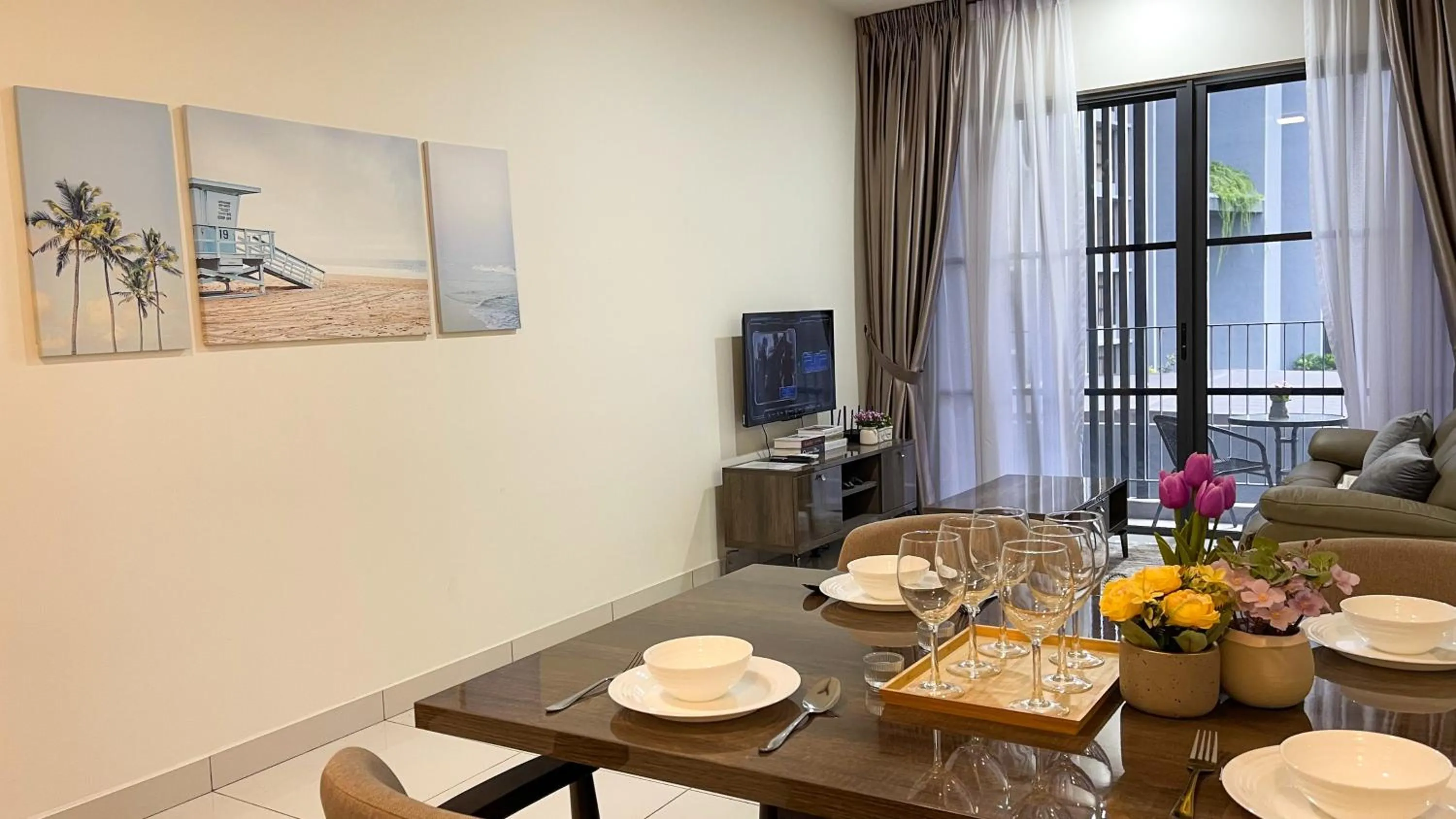 Living room in Millerz Square Kuala Lumpur by Synergy