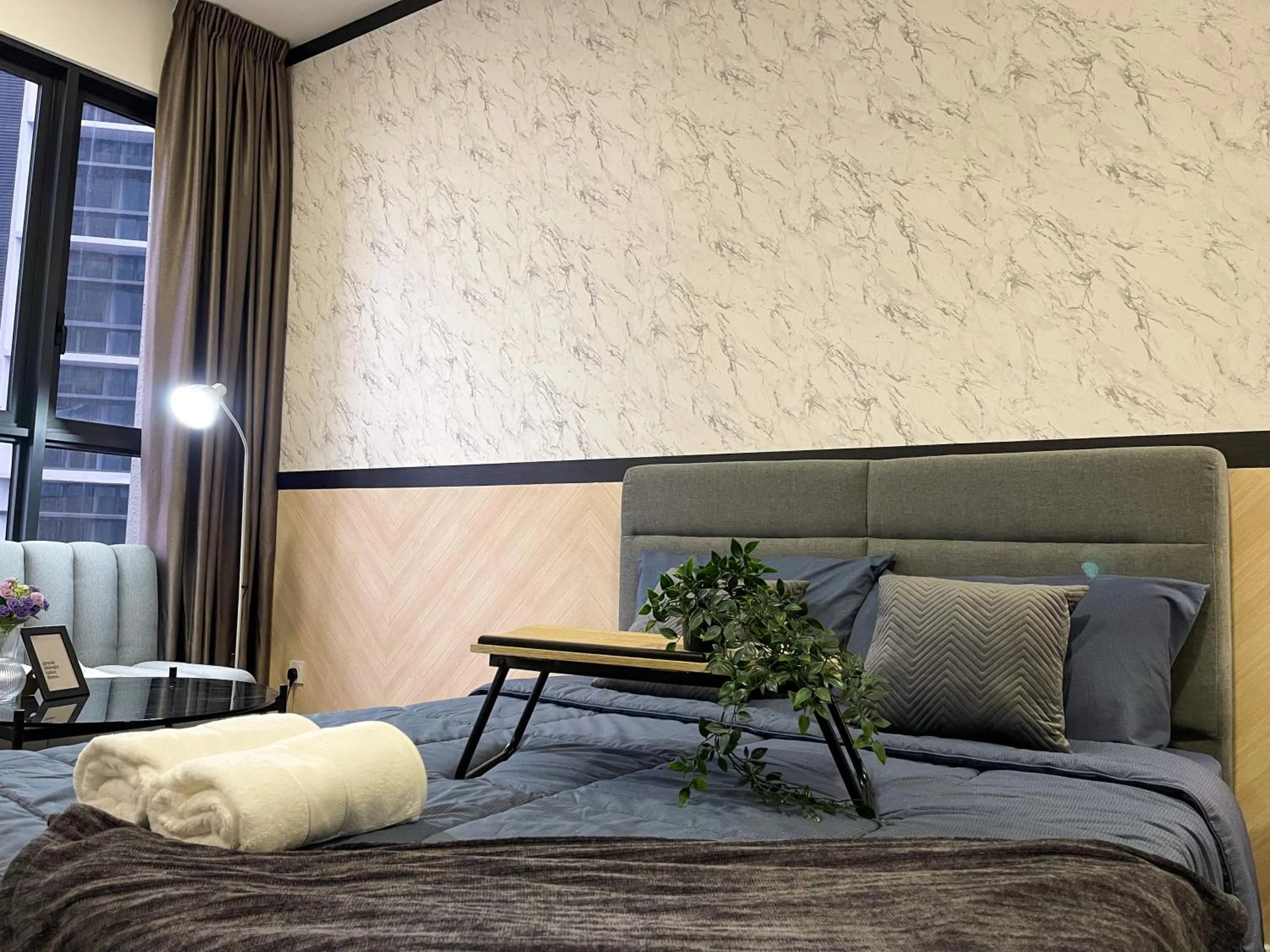 Bed in Millerz Square Kuala Lumpur by Synergy