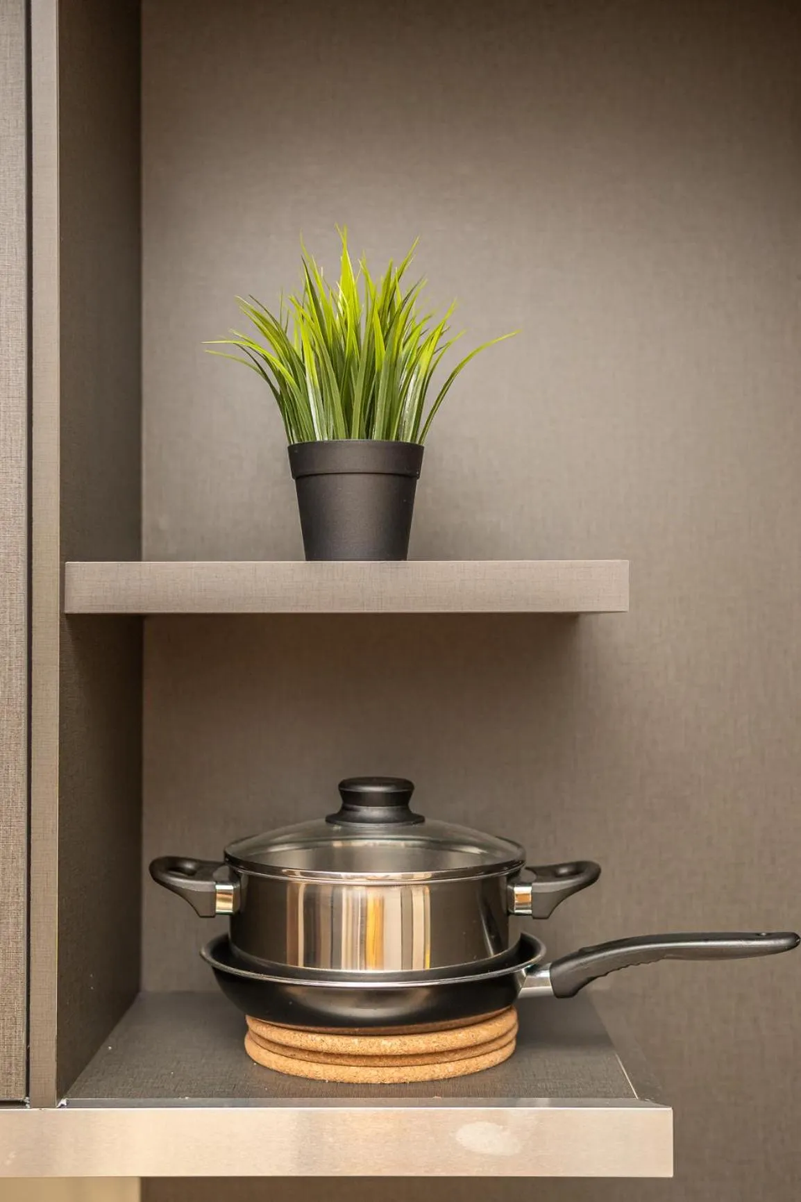 Kitchen or kitchenette in Millerz Square Kuala Lumpur by Synergy