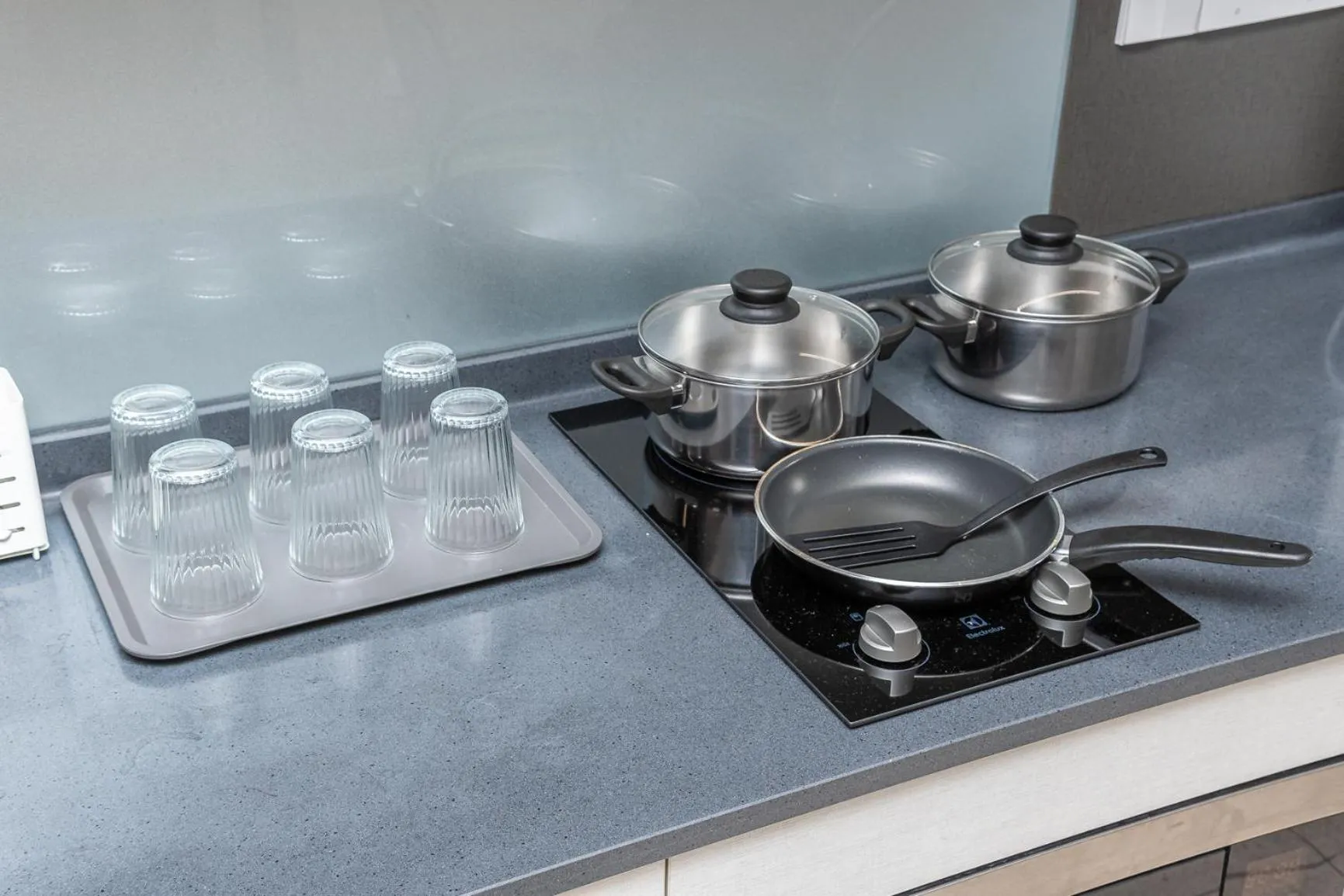 Kitchen or kitchenette in Millerz Square Kuala Lumpur by Synergy