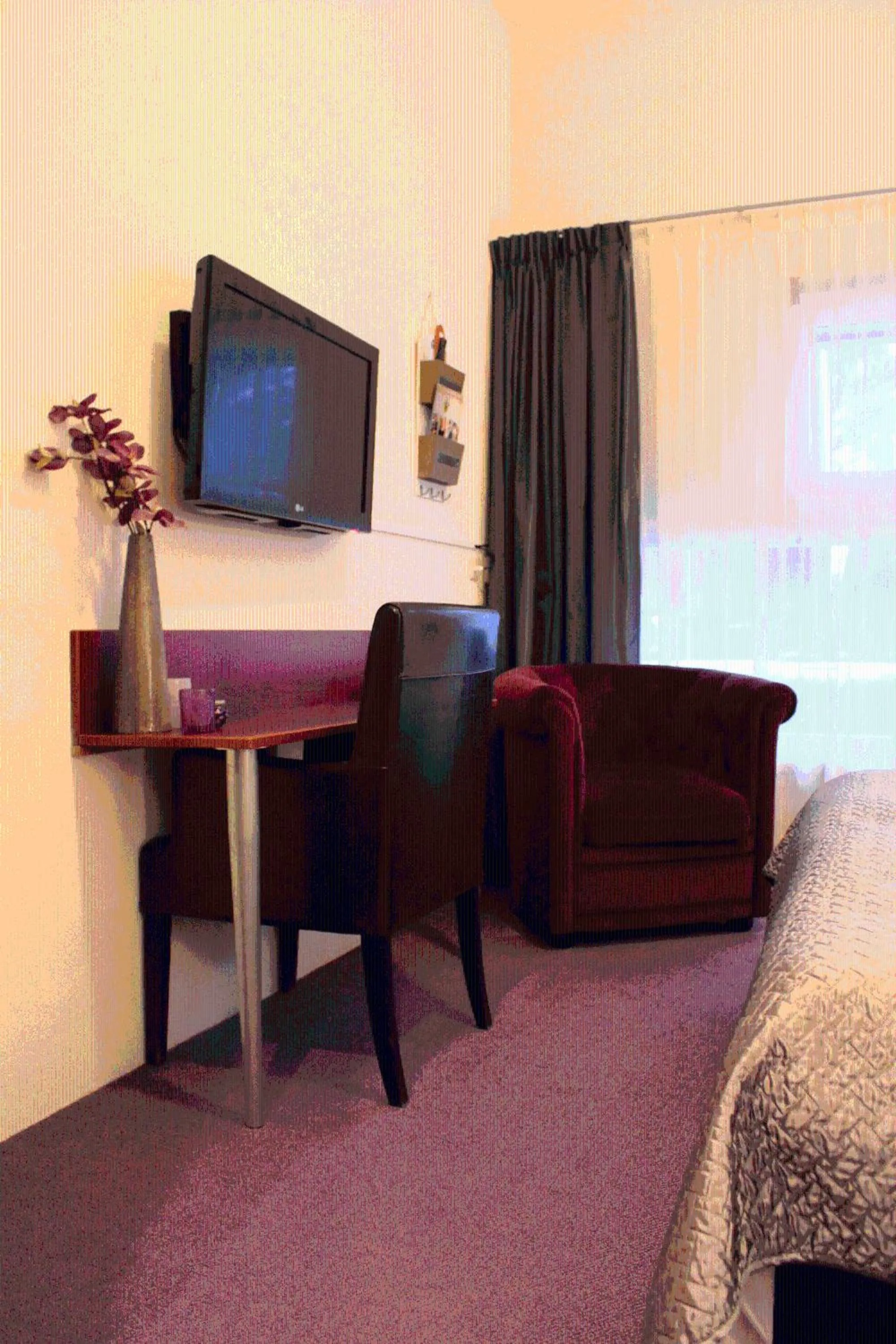 TV and multimedia, Bed in Parkhotel Hugo de Vries