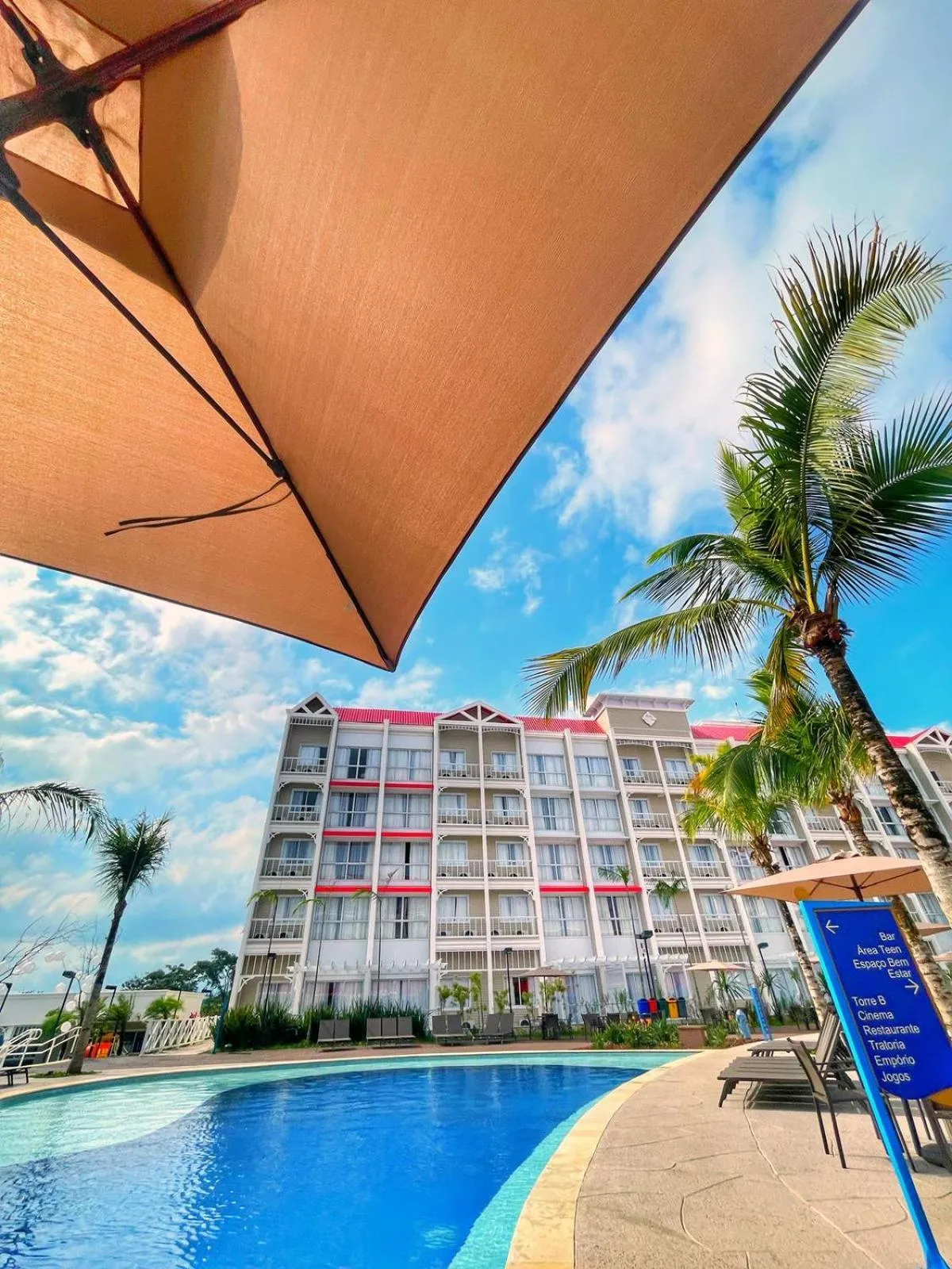 Property building in São Pedro Thermas Resort