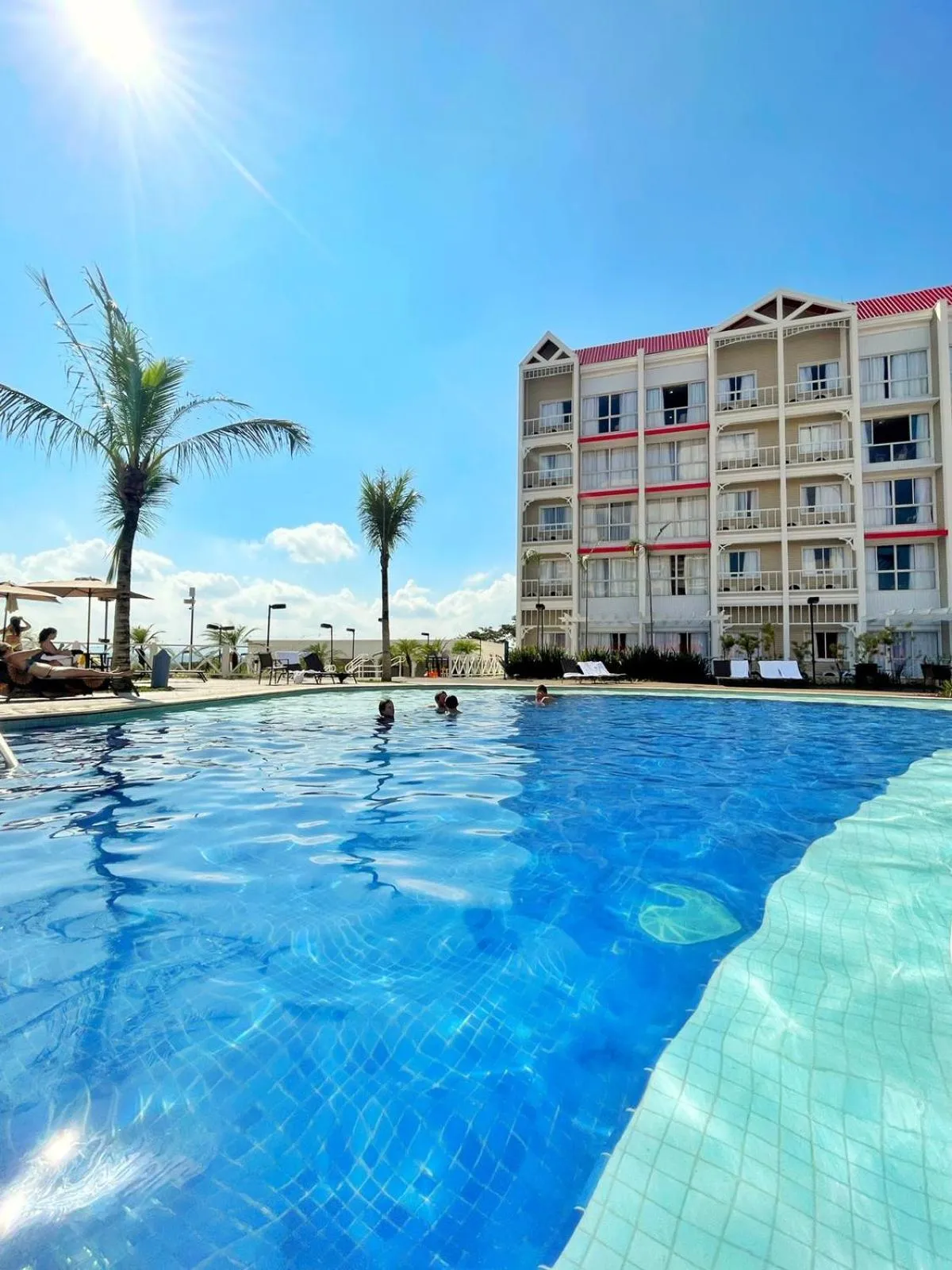 Swimming pool in São Pedro Thermas Resort