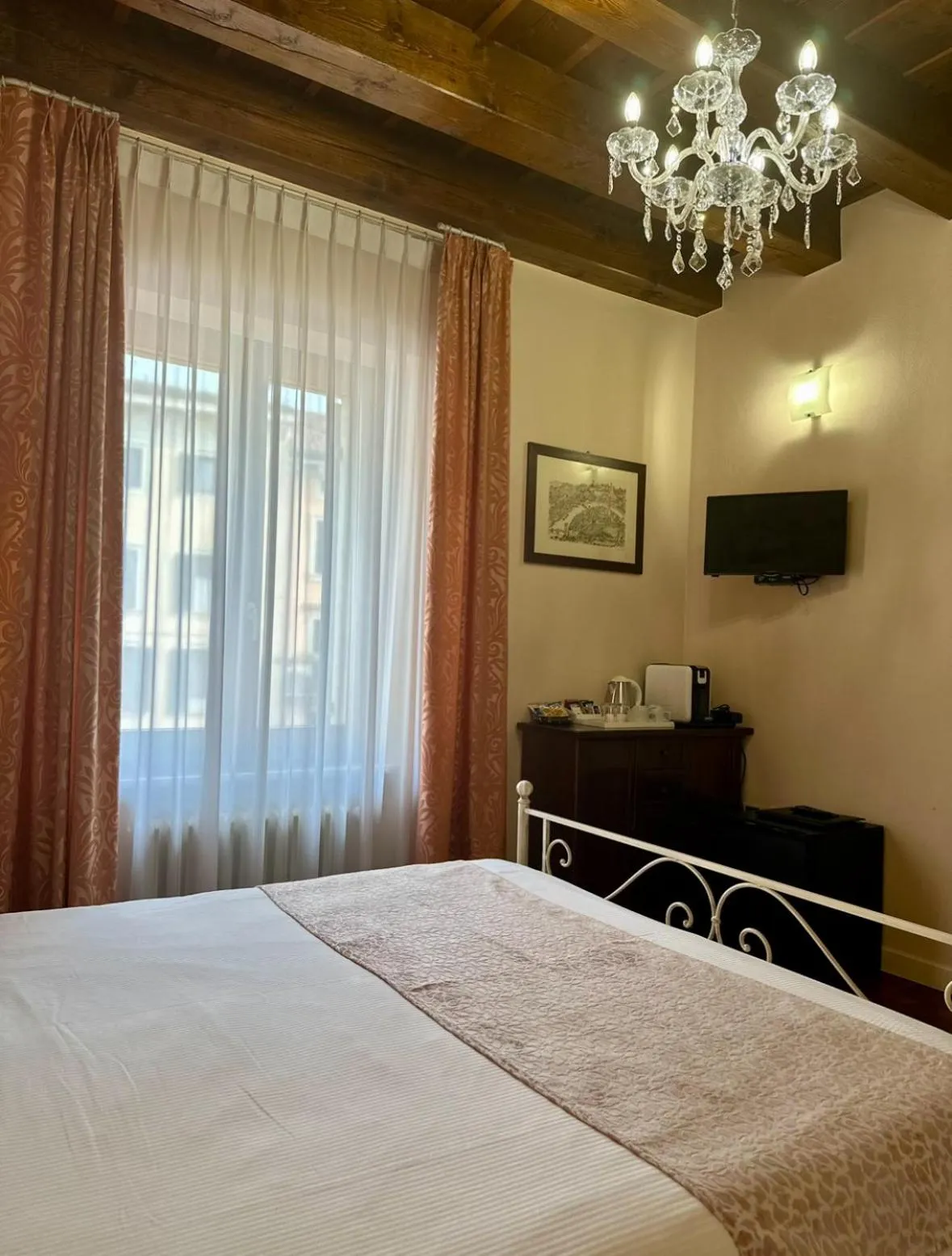 Bed in Relais Ponte Pietra