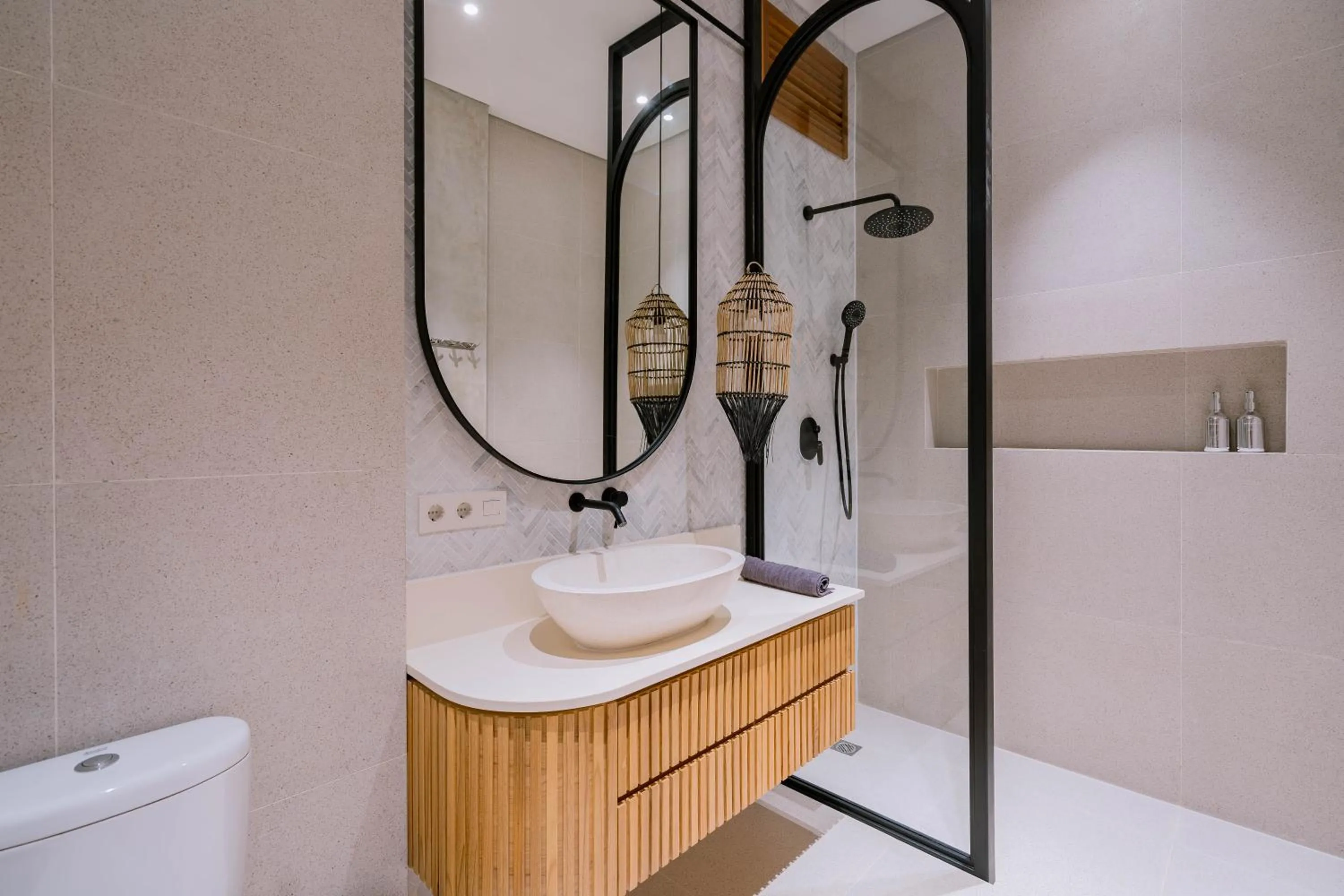 Shower in Unity Villa 1 Canggu