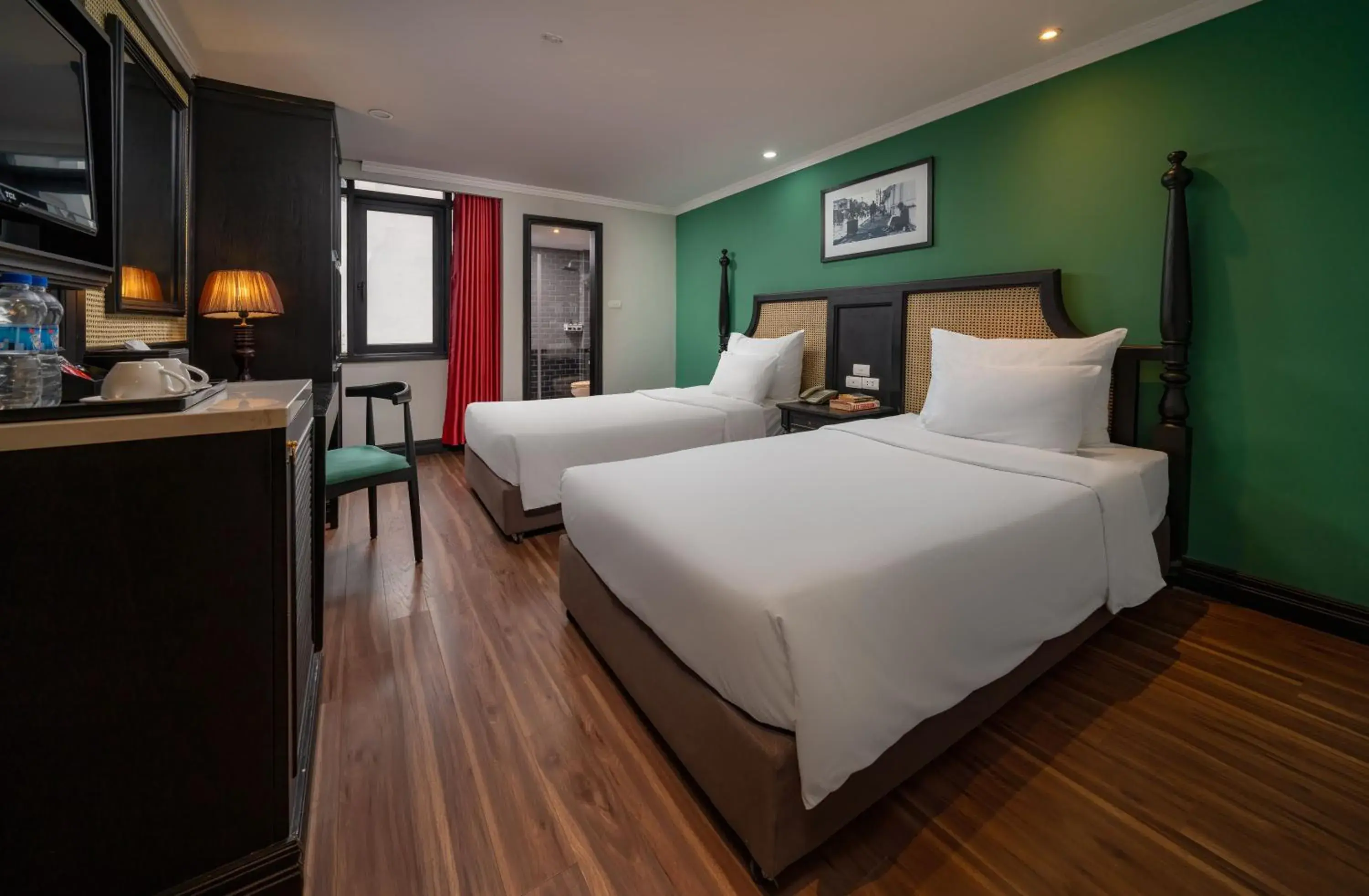 Bed in Hanoi Ancient Paradise Hotel Bed in Hanoi Ancient Paradise Hotel