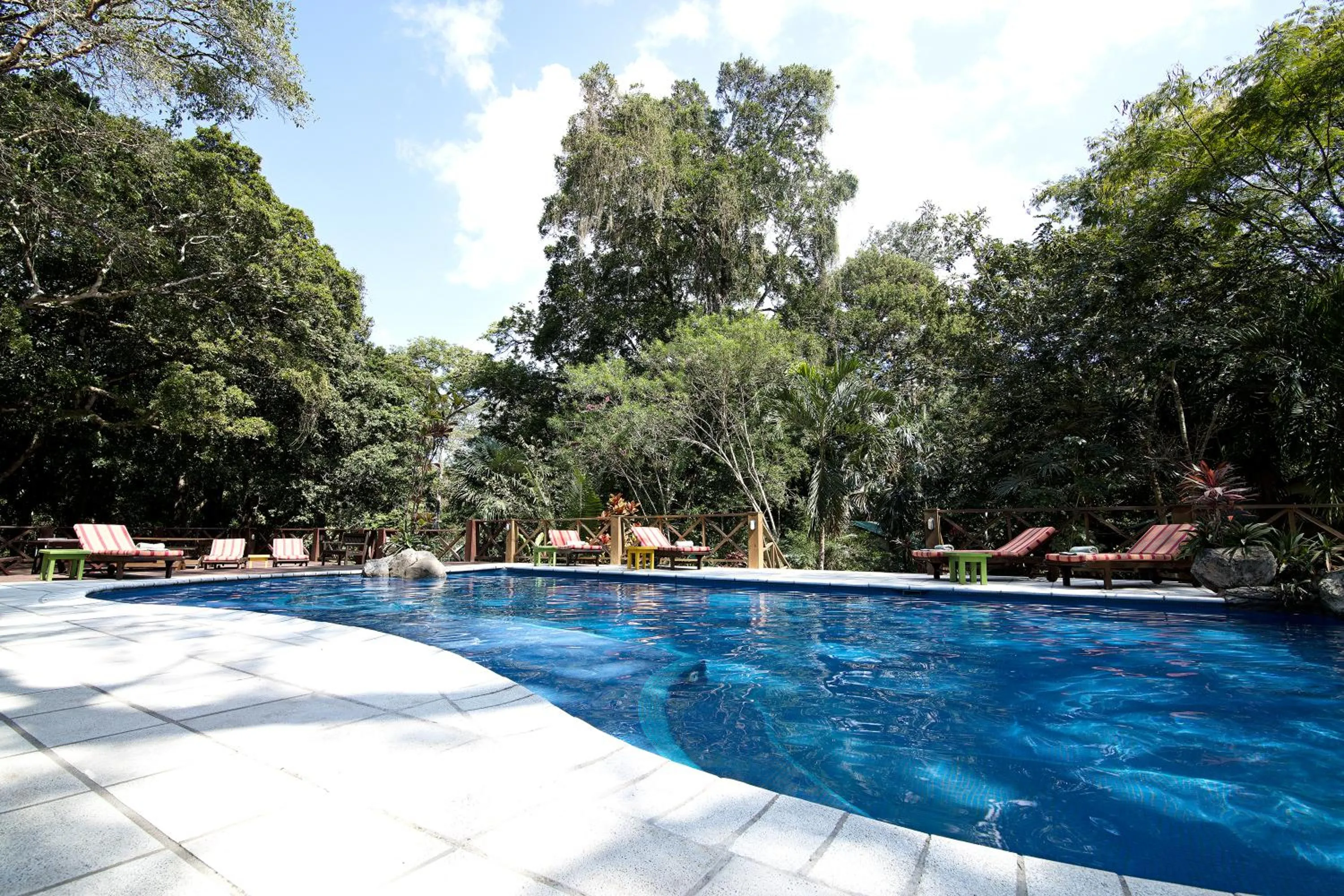 Swimming pool in Hotel Jungle Lodge Tikal