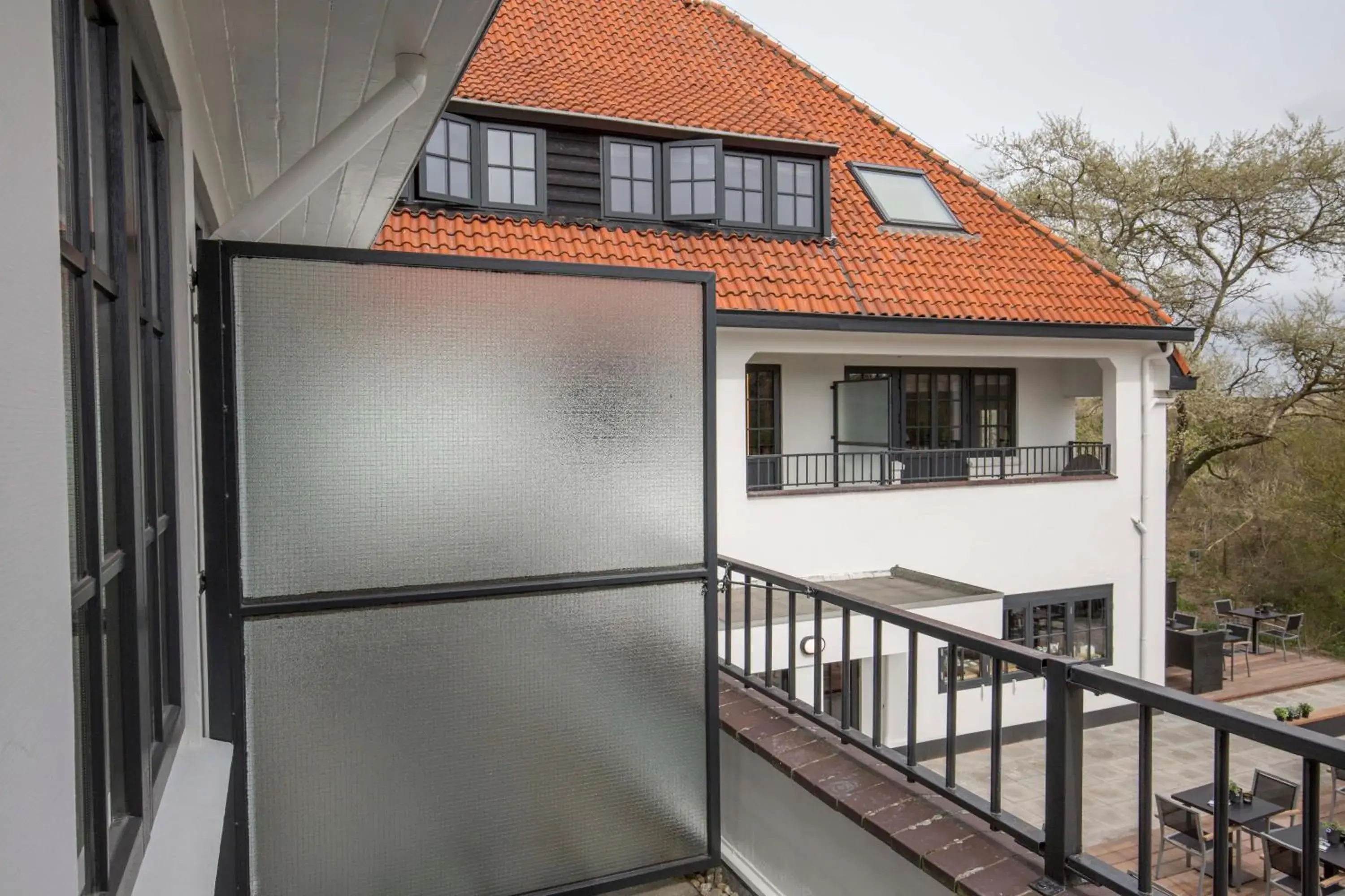 Garden view in Fletcher Boutique Hotel Duinoord Garden view in Fletcher Boutique Hotel Duinoord