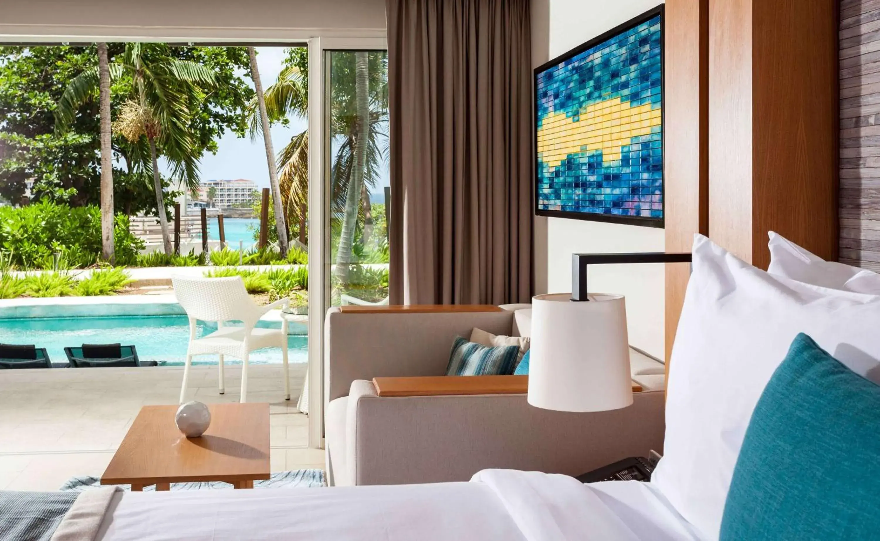 View (from property/room), Bed in Sonesta Ocean Point Resort- All Inclusive - Adults Only View (from property/room), Bed in Sonesta Ocean Point Resort- All Inclusive - Adults Only