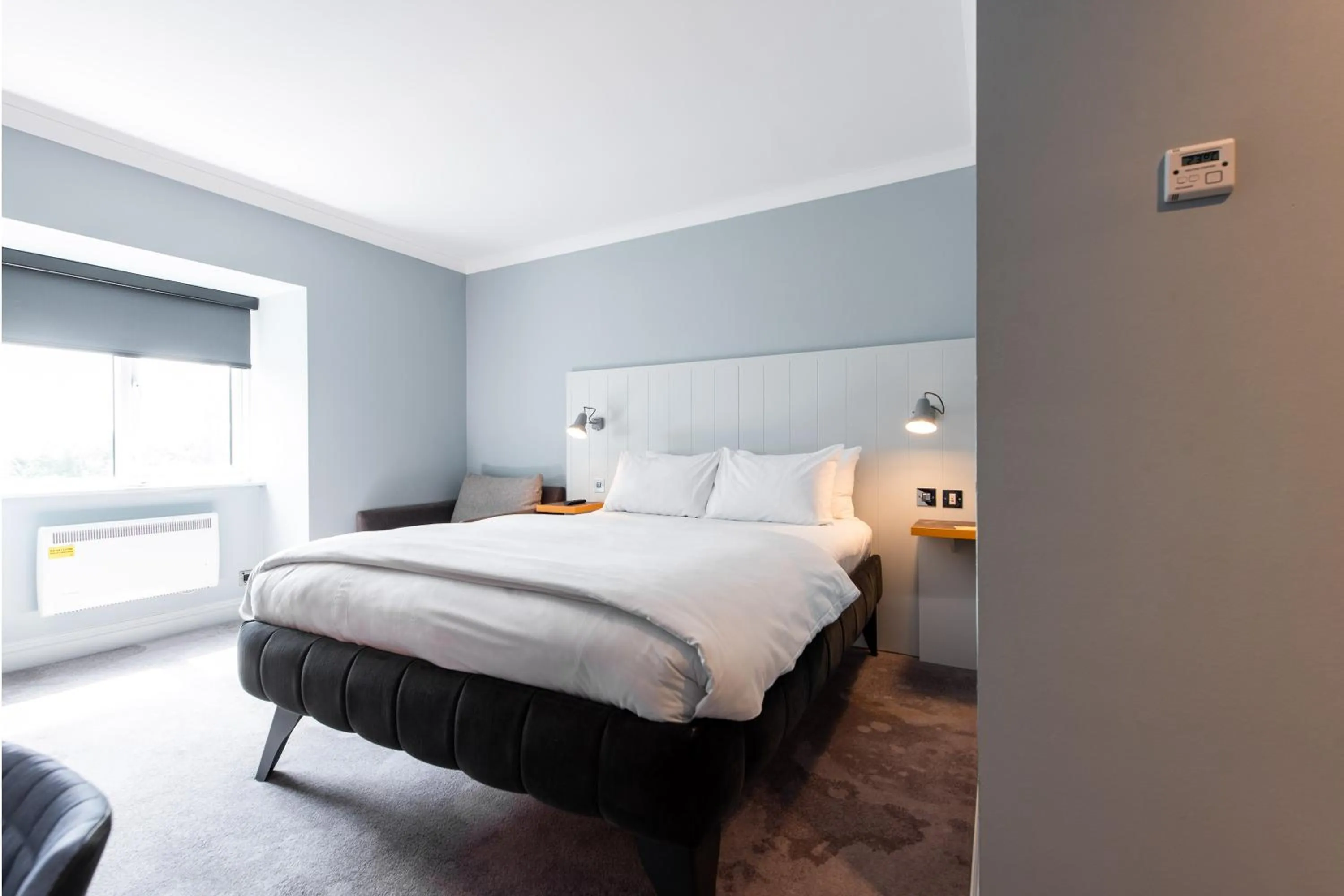 Bedroom, Bed in Village Hotel Blackpool