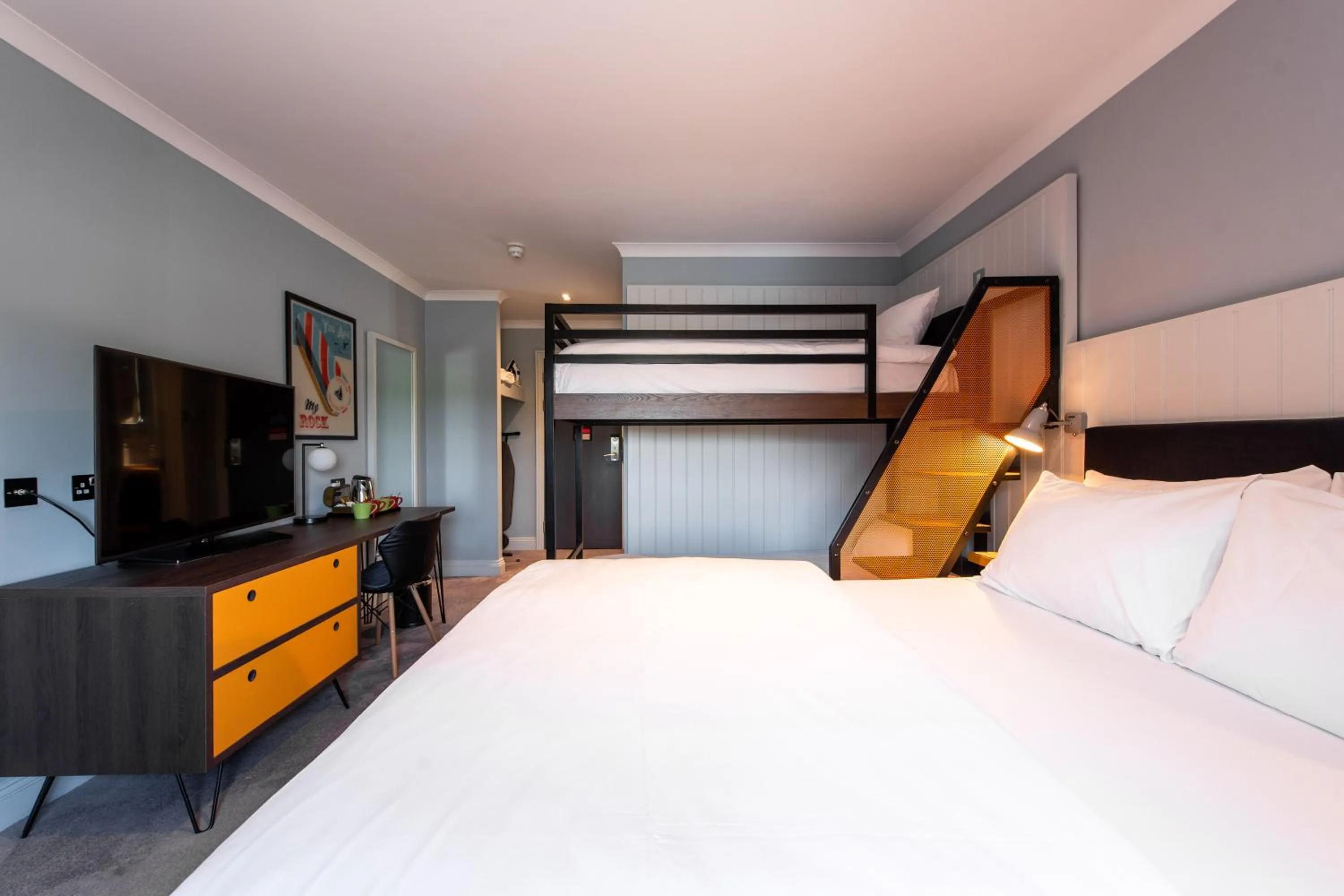 Bedroom, Bed in Village Hotel Blackpool