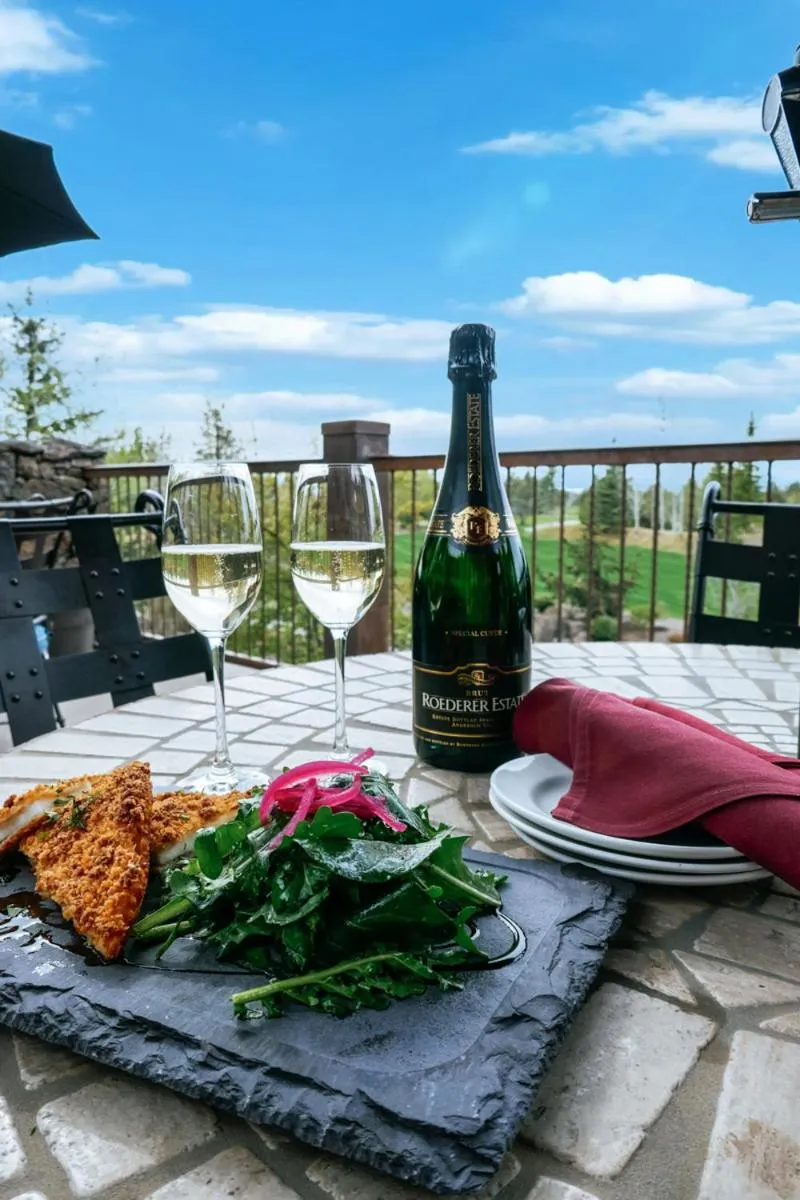 Patio in Pronghorn Resort