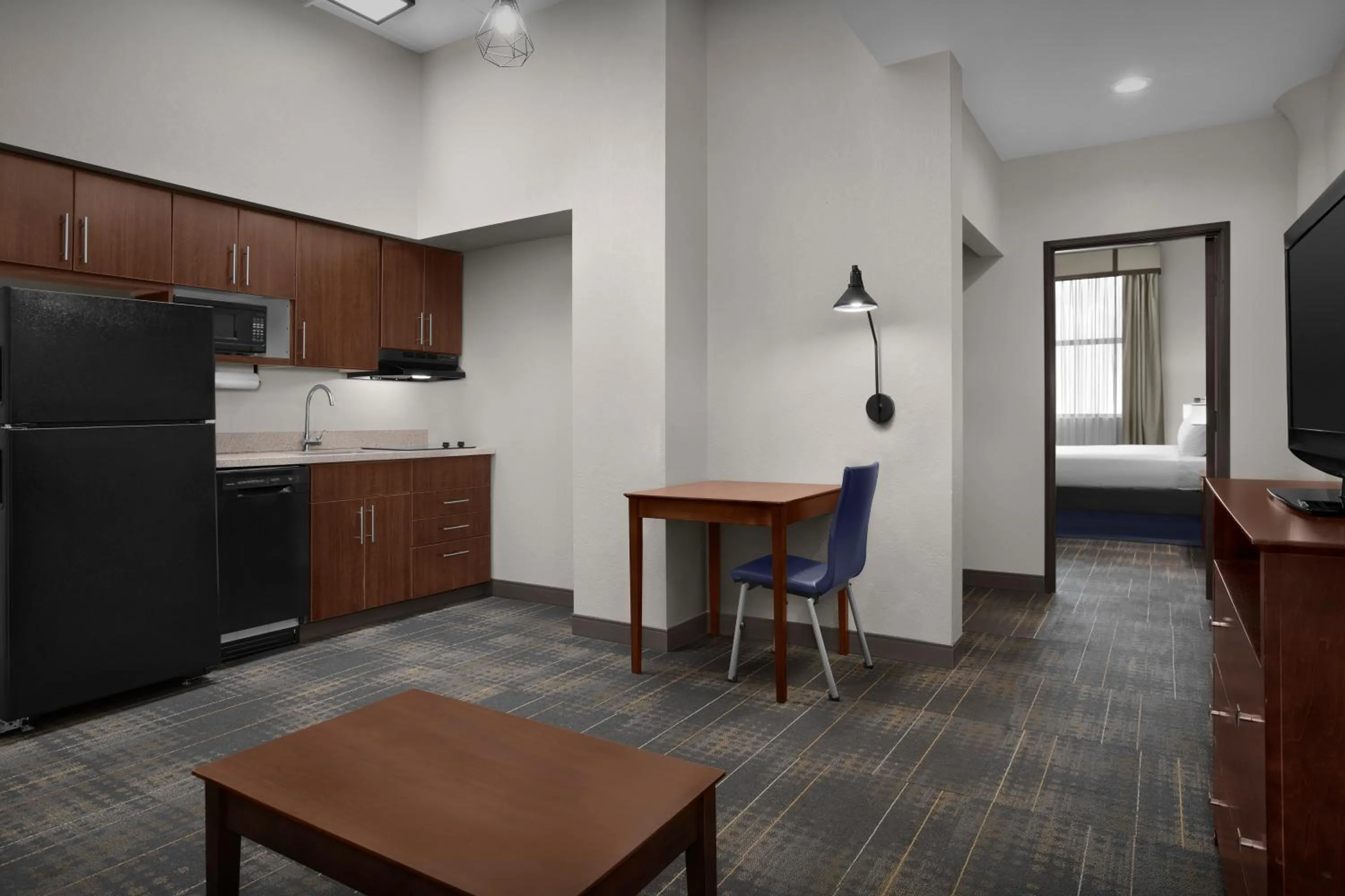 Kitchen or kitchenette in The Suites Hotel at Waterfront Plaza