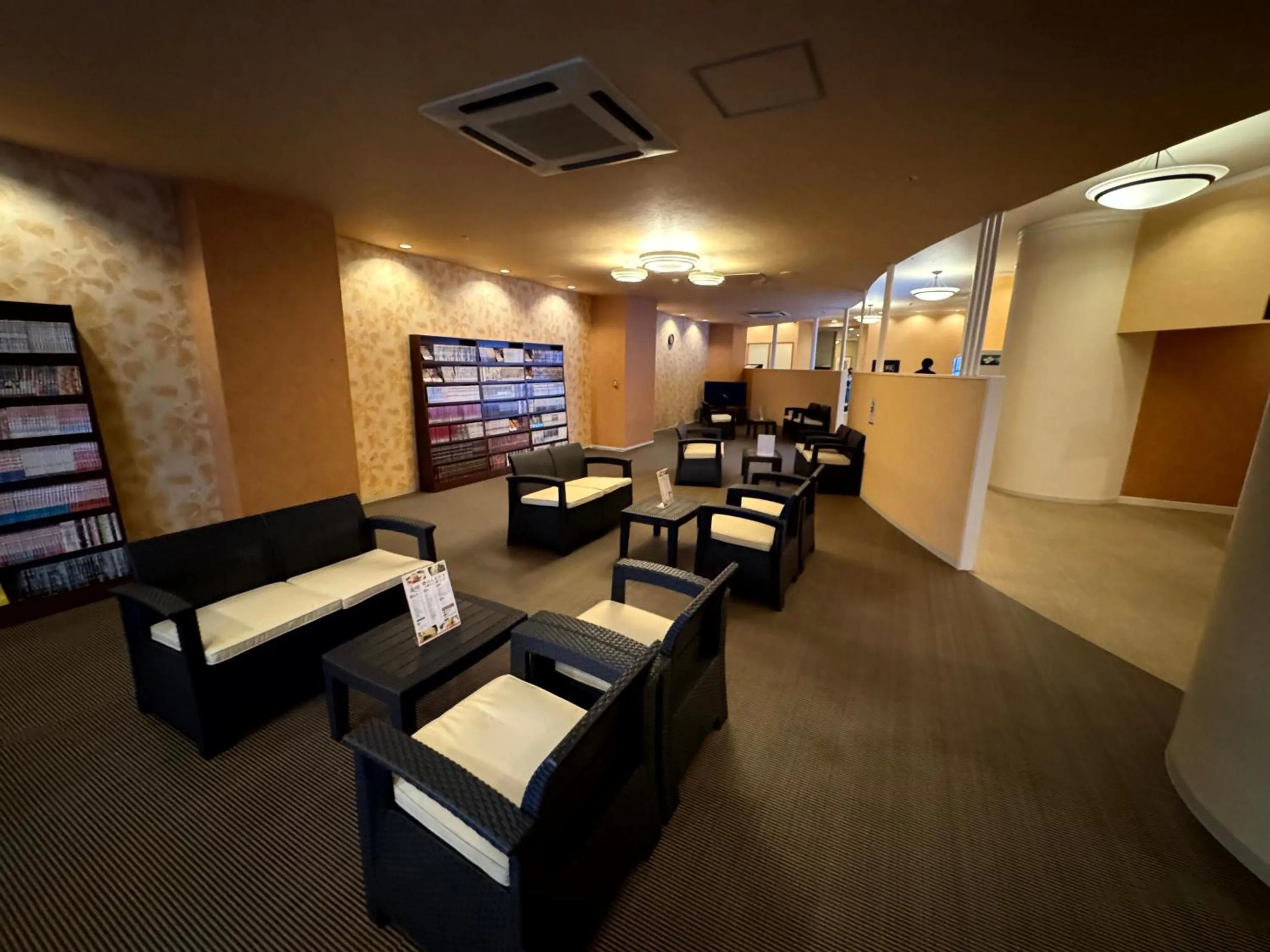 Communal lounge/ TV room in Spa Resort LiVEMAX