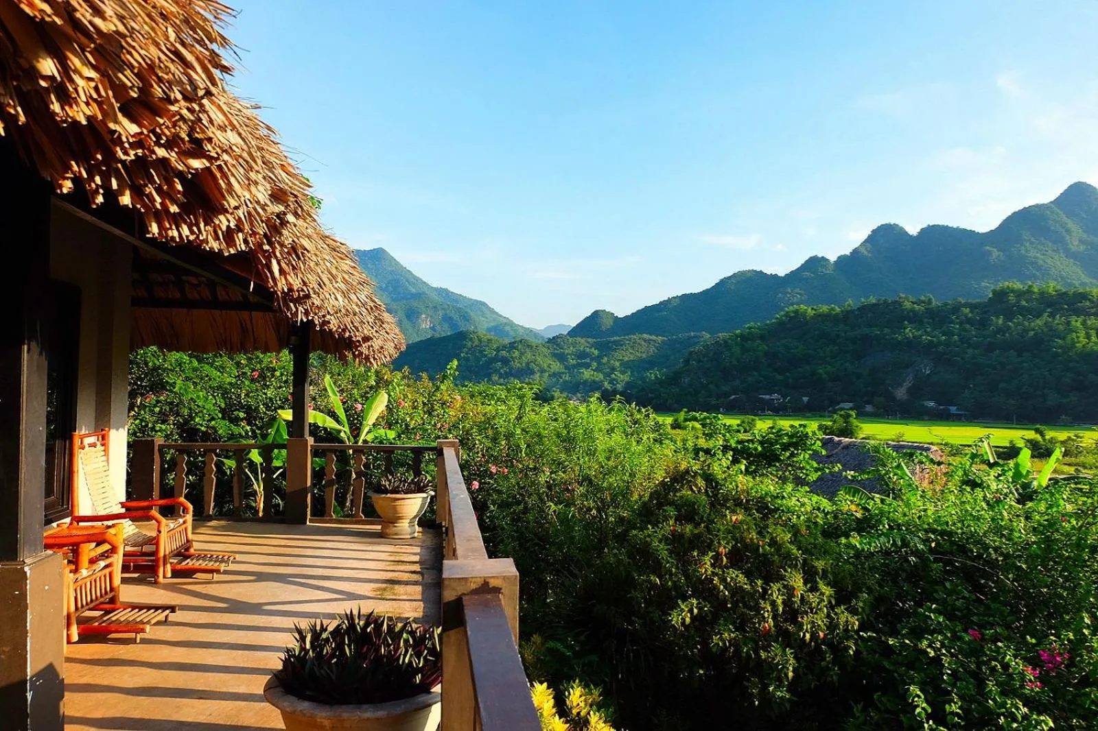 View (from property/room) in Mai Chau Ecolodge