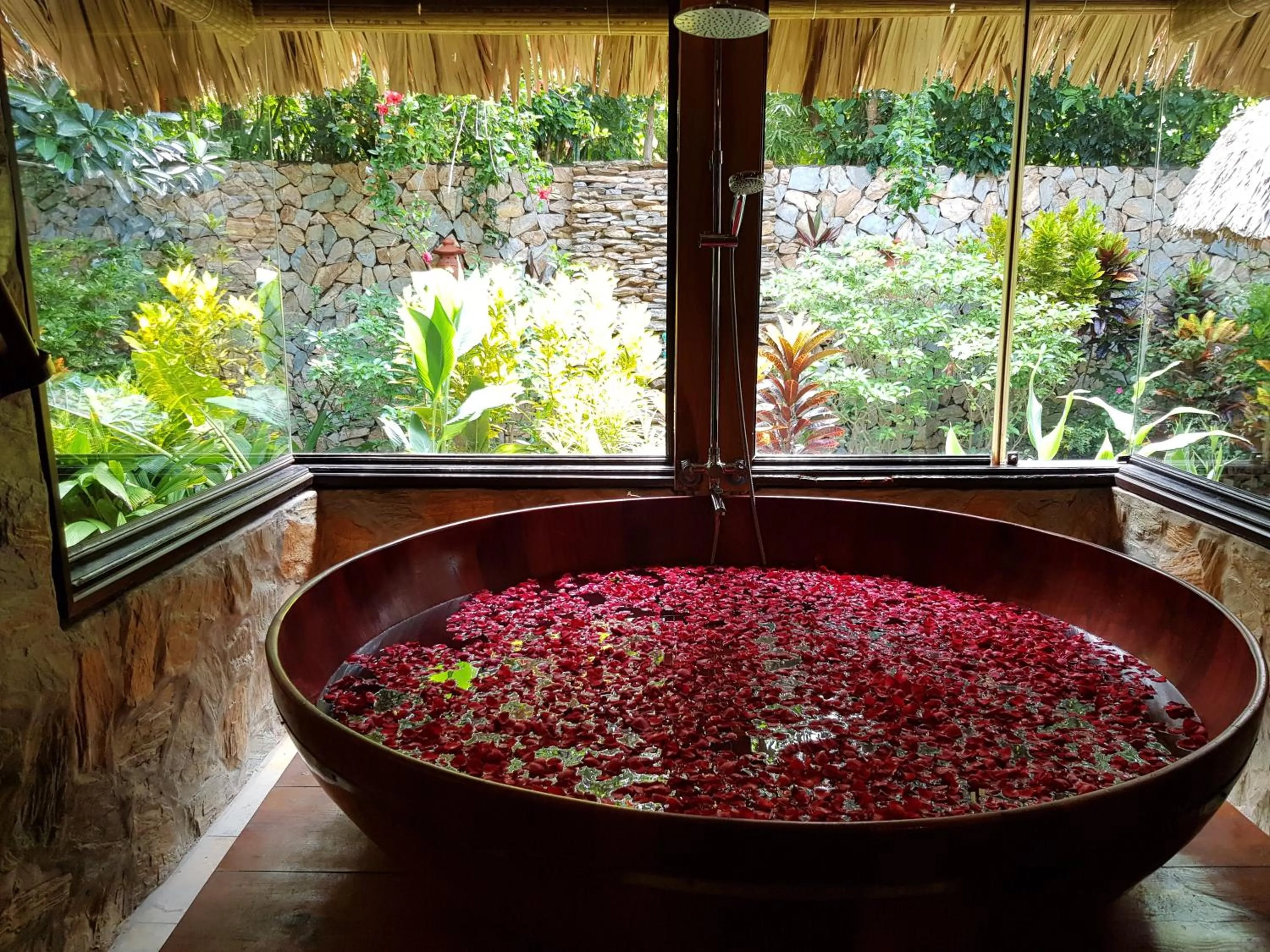 Bathroom in Mai Chau Ecolodge
