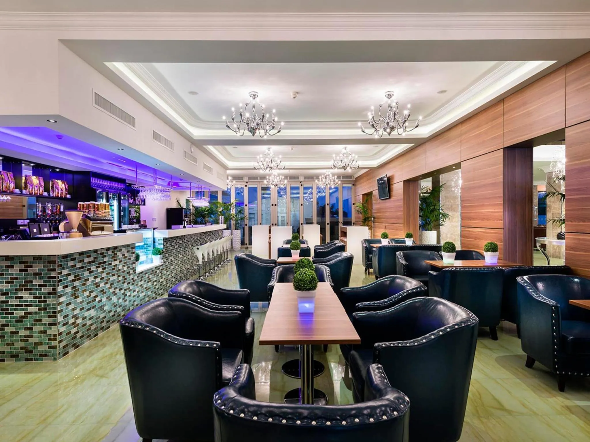 Lounge or bar in Swan River Hotel