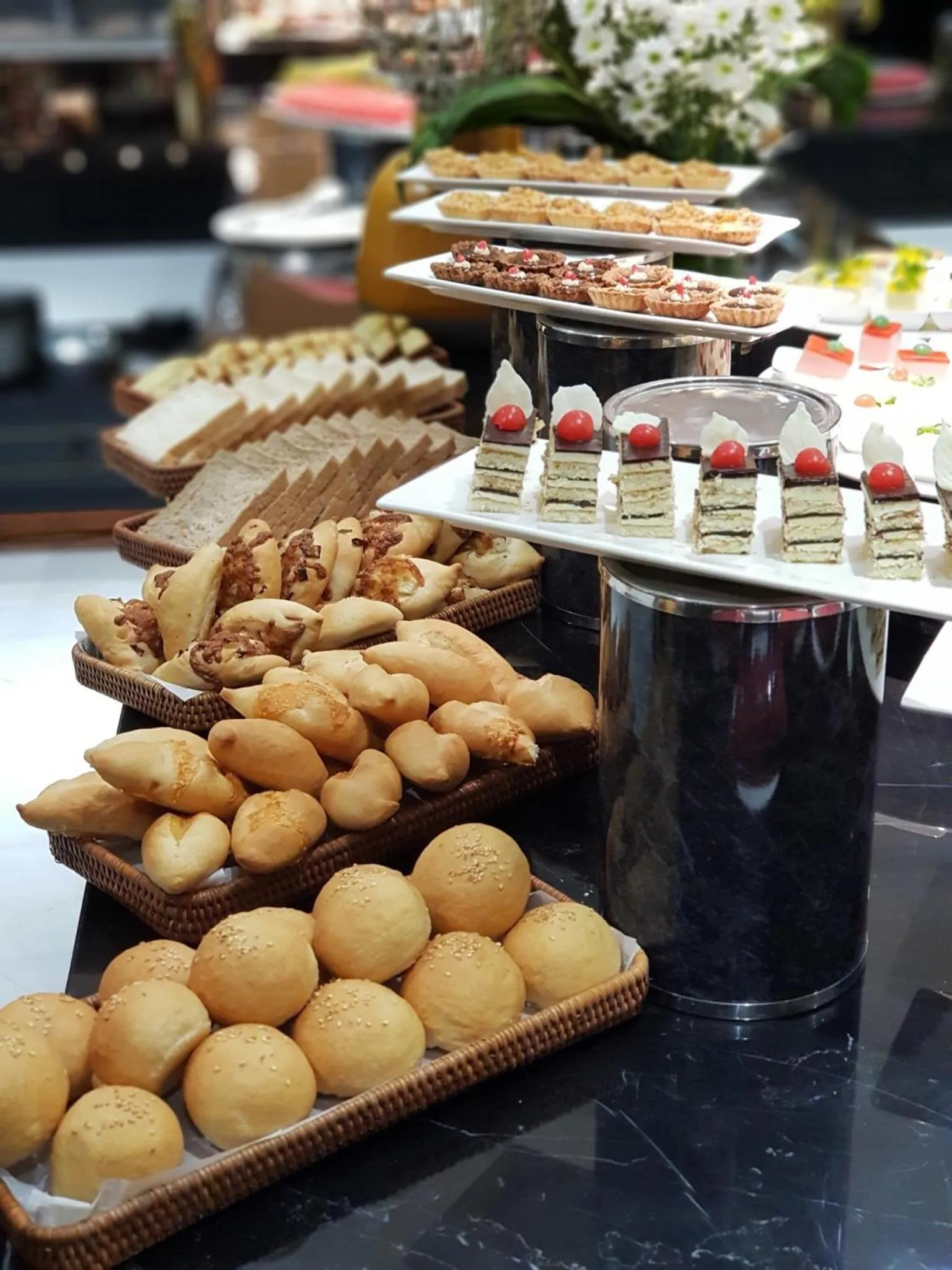 Buffet breakfast in Hotel Sapa Square Affiliated by Melia