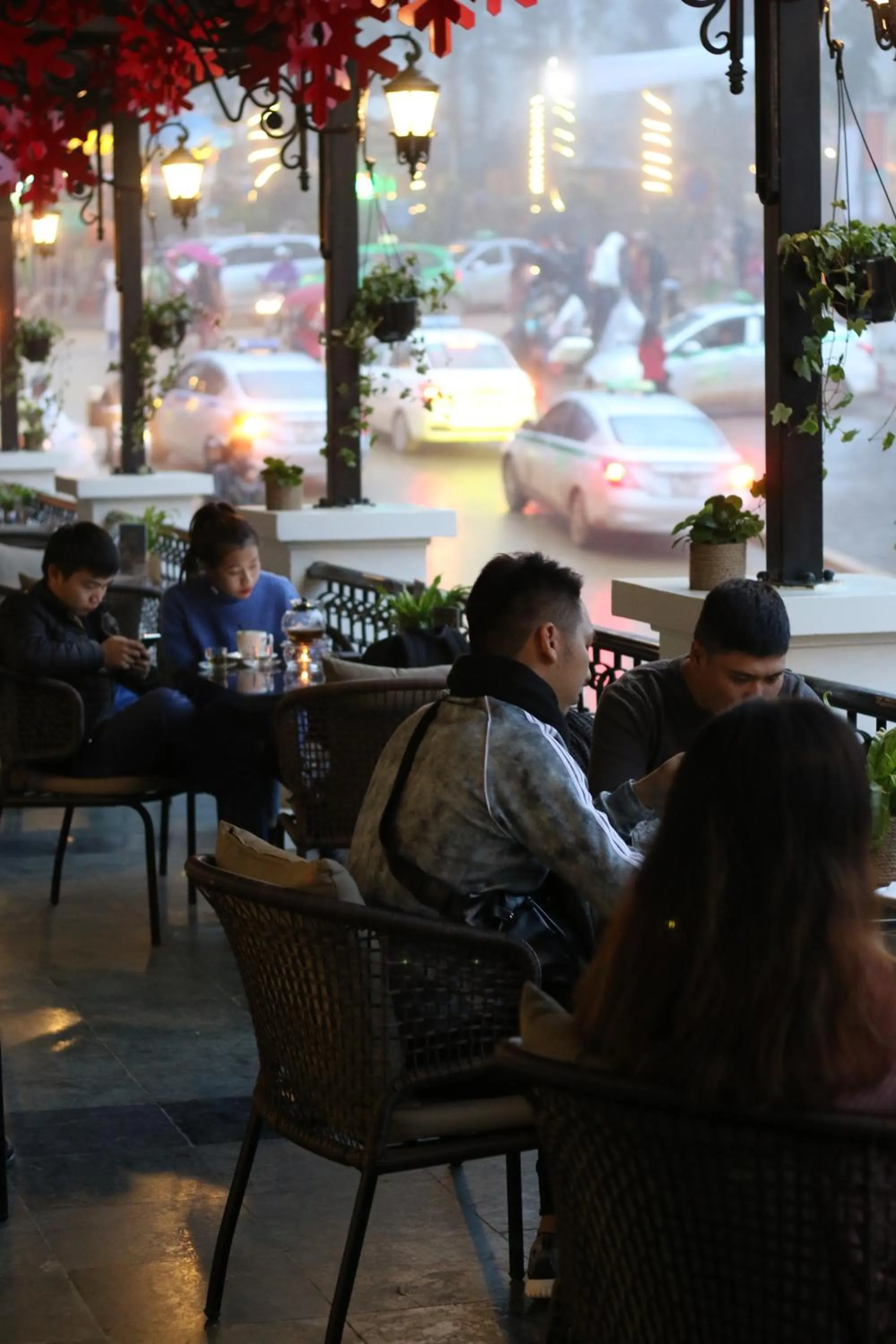 Patio in Hotel Sapa Square Affiliated by Melia