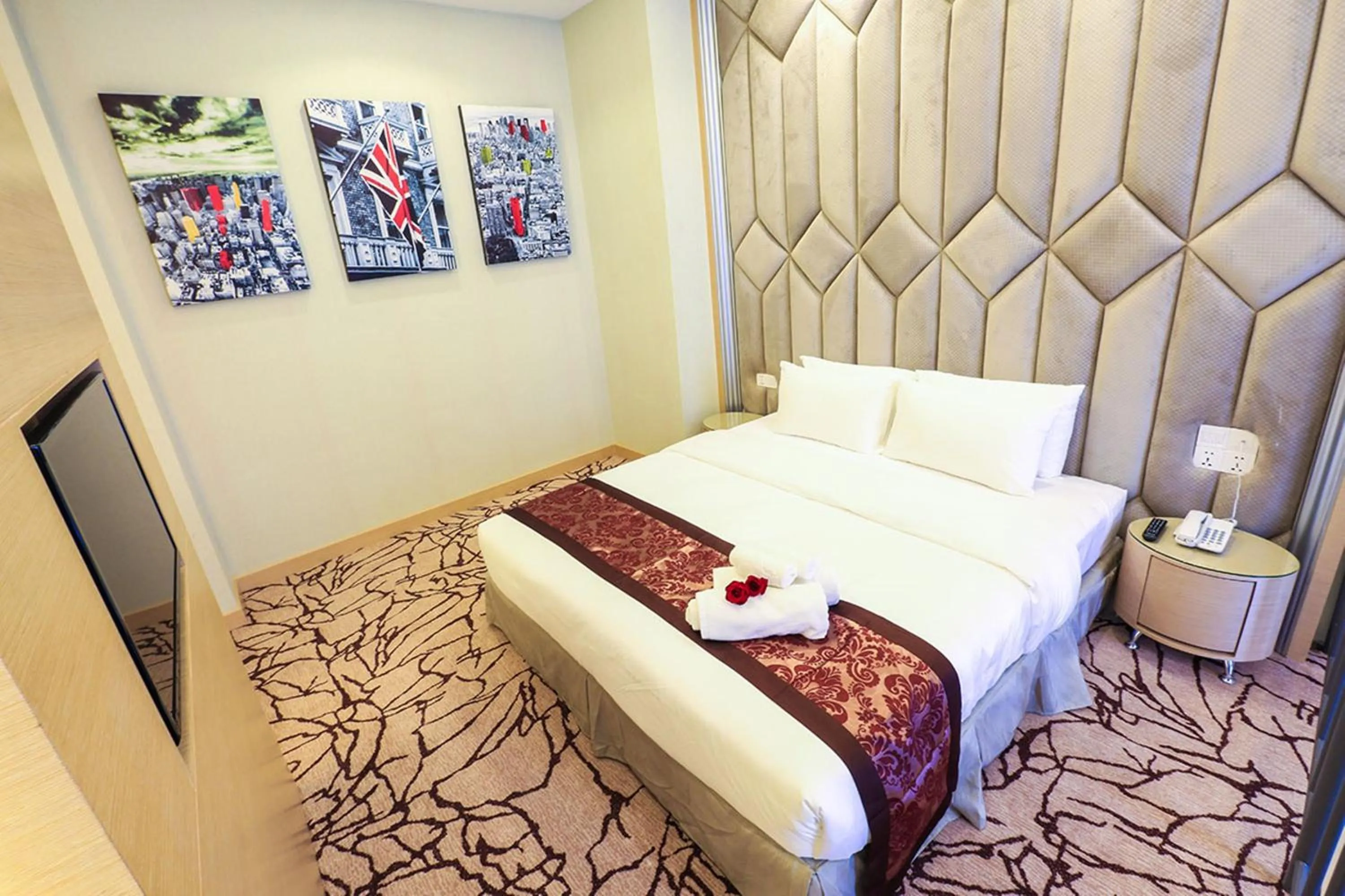 Bed in Eco Tree Hotel, Melaka