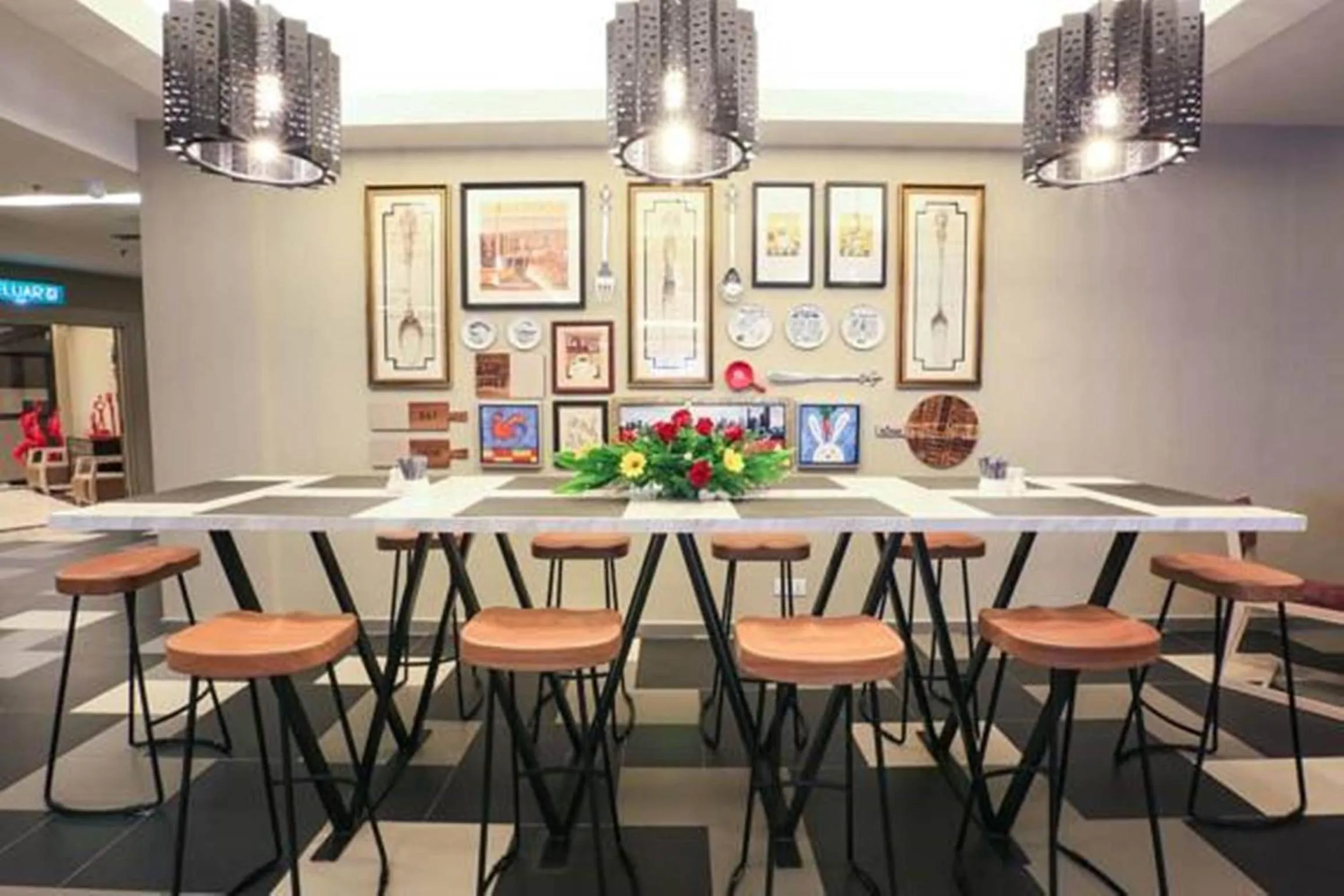 Decorative detail in Eco Tree Hotel, Melaka