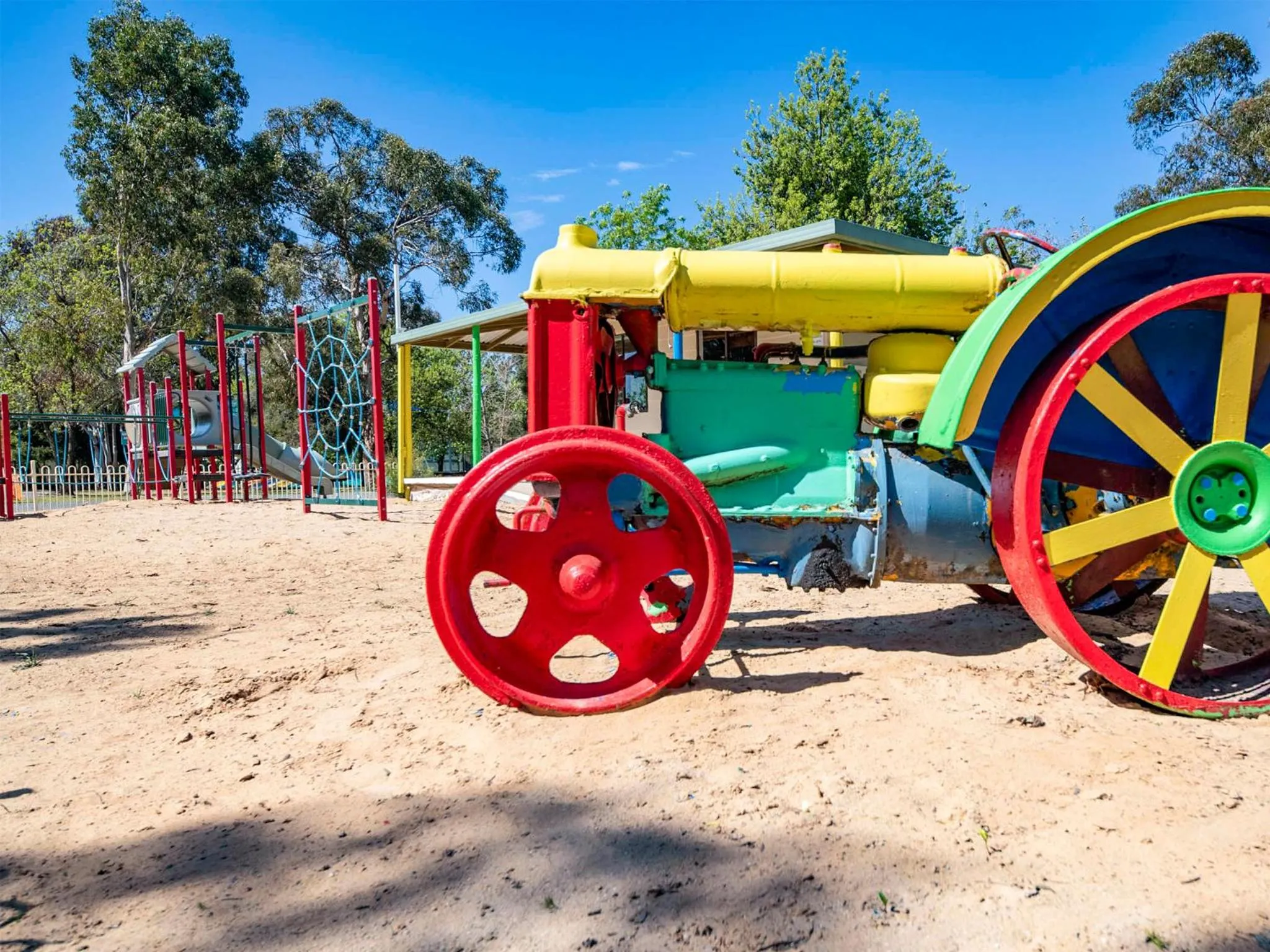 Children play ground in Shepparton Holiday Park and Village