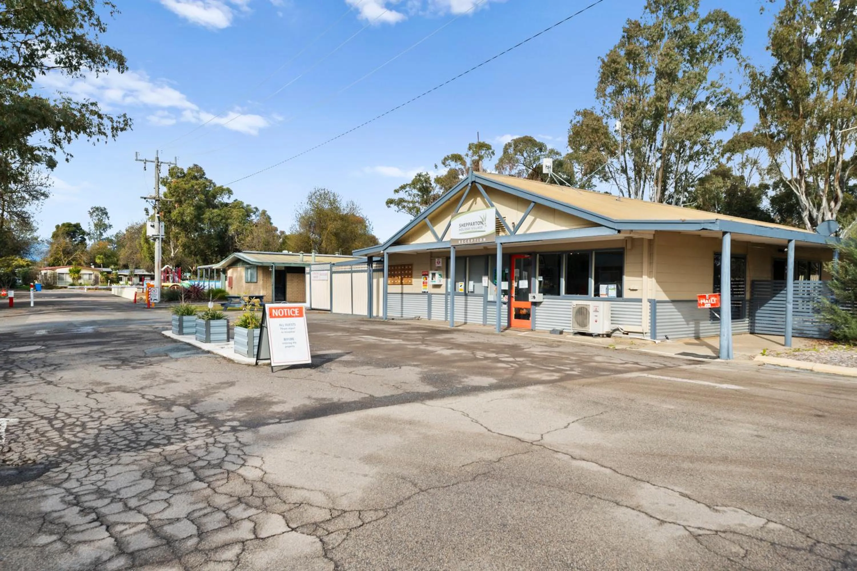 Property building in Shepparton Holiday Park and Village