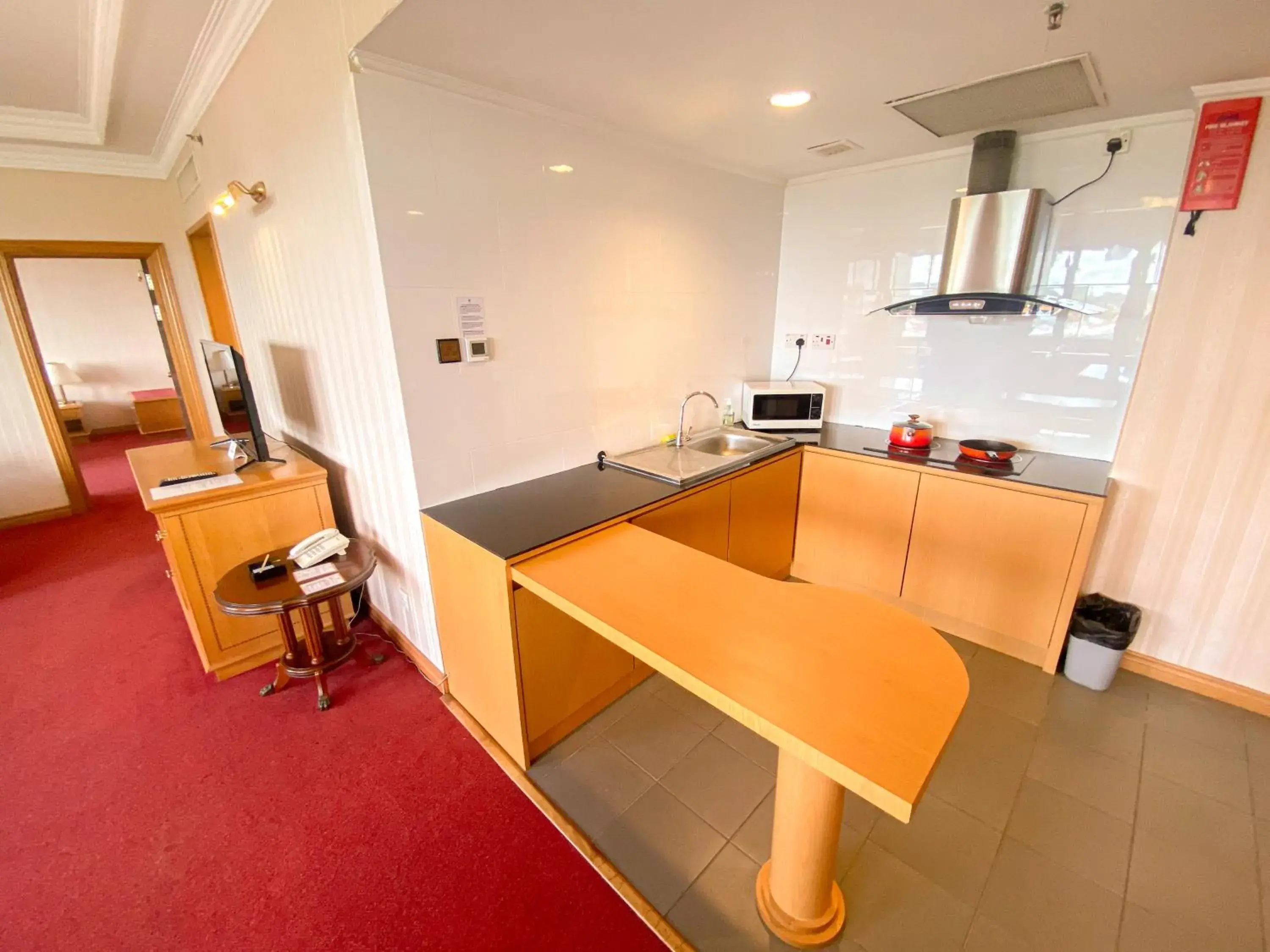 kitchen in Parkview Hotel kitchen in Parkview Hotel