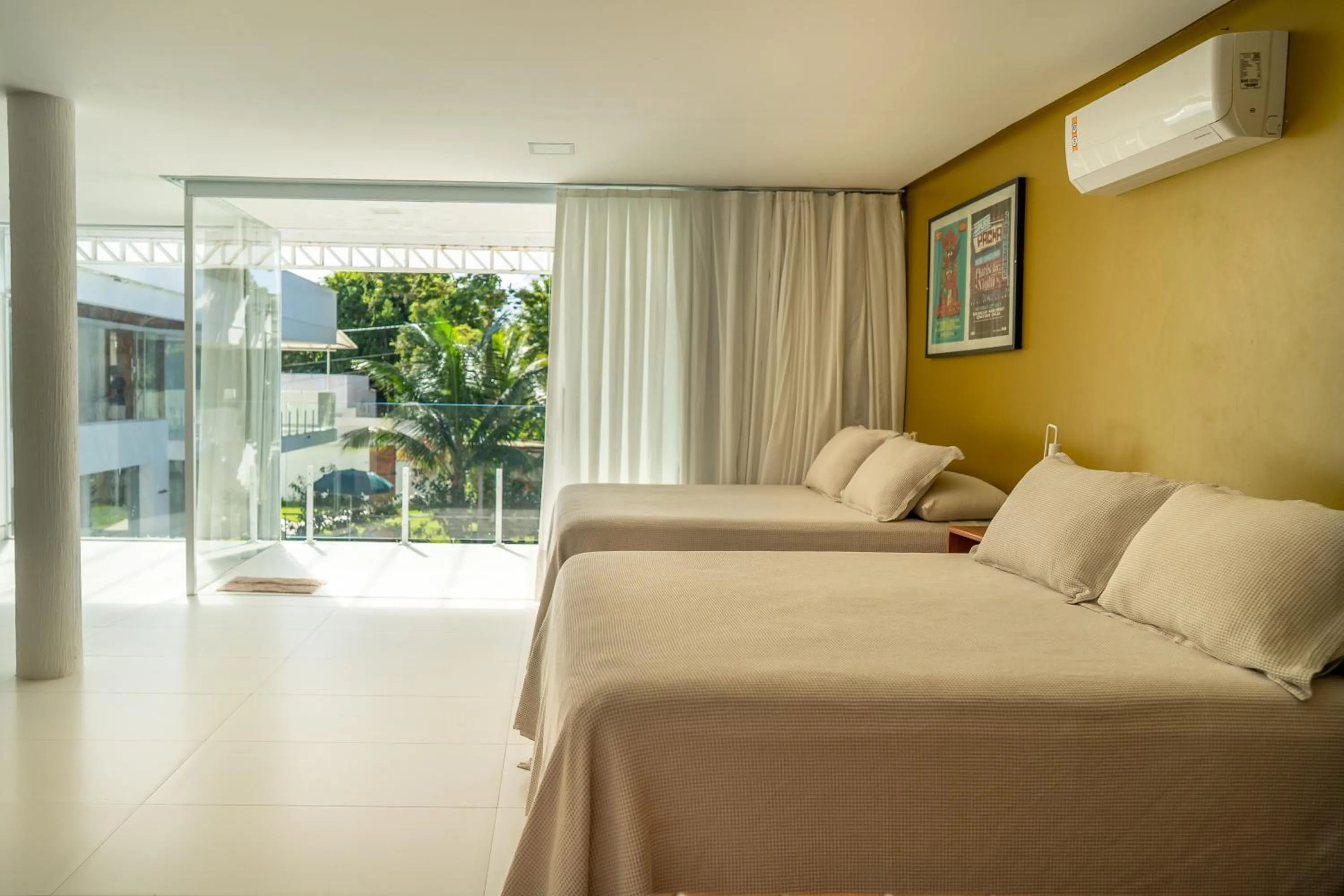 Bed in Pousada Corais de Ibiza