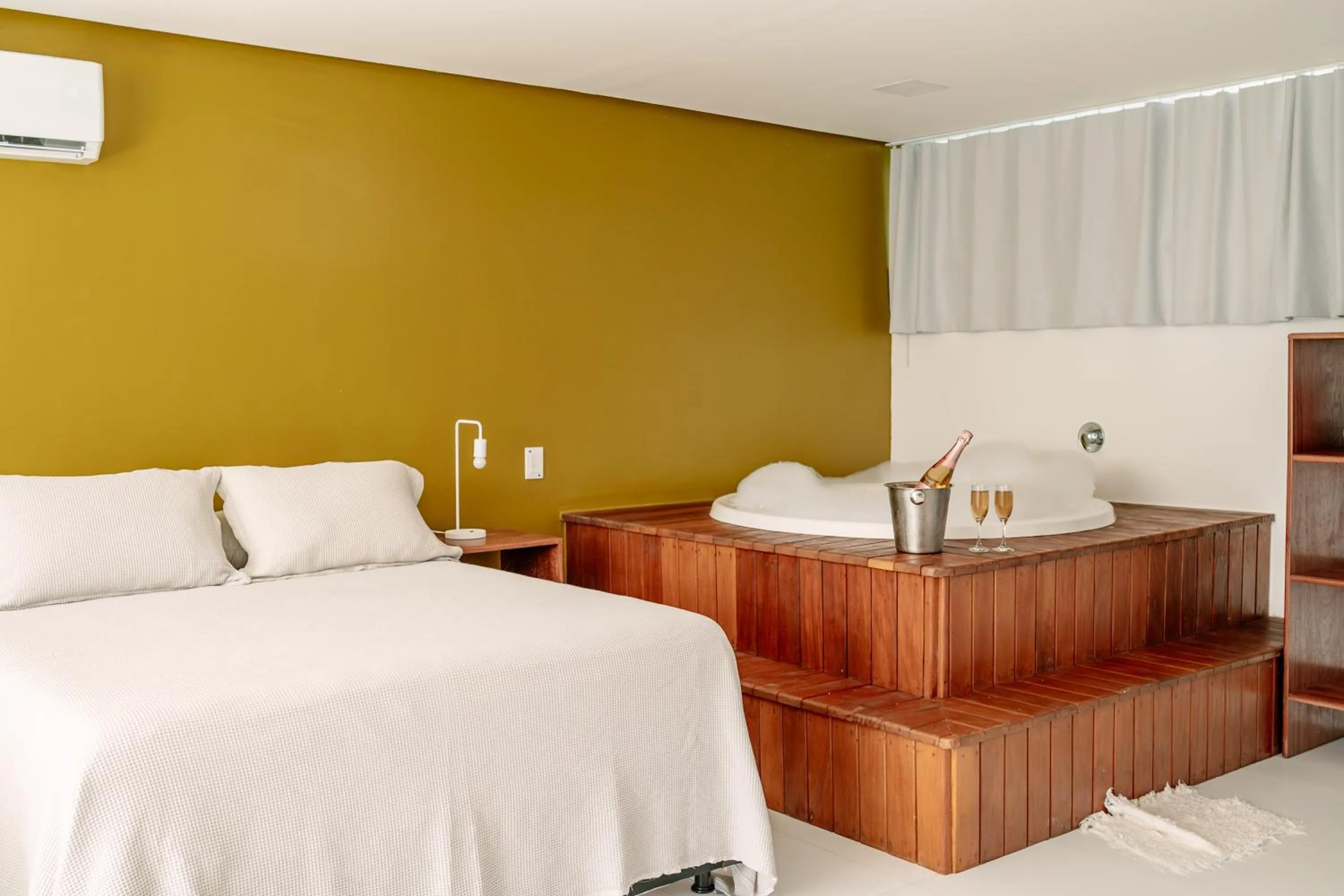 Bed in Pousada Corais de Ibiza