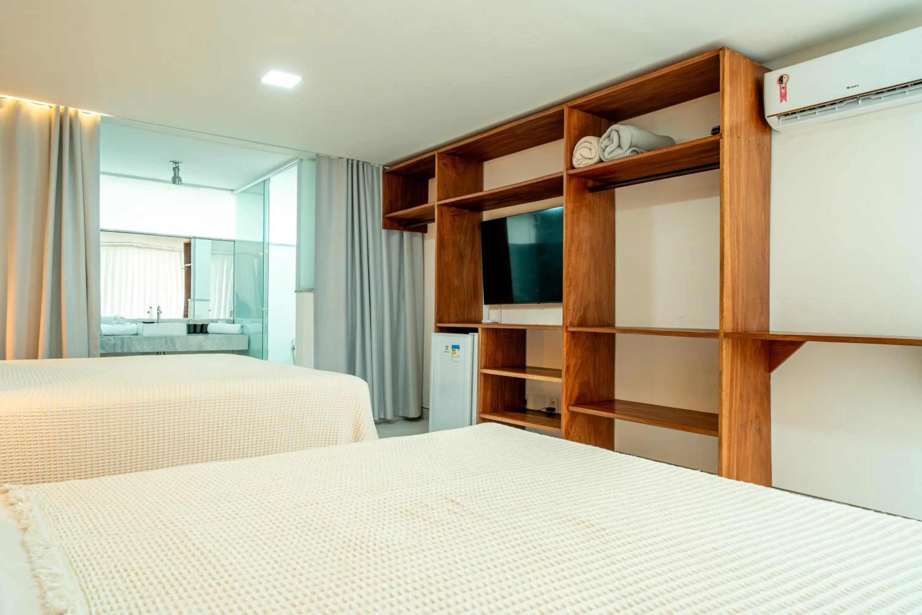 Bed in Pousada Corais de Ibiza