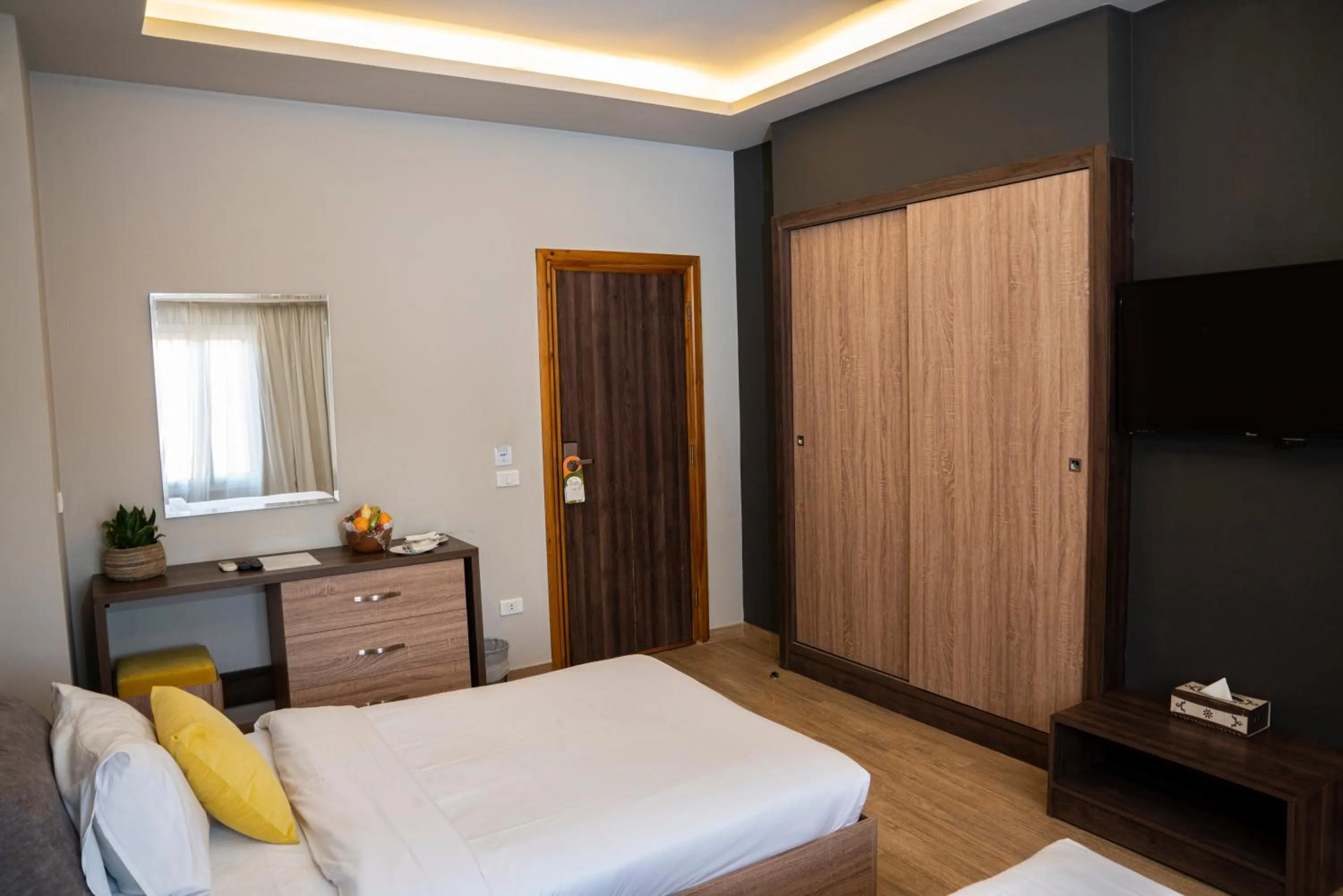 Bed in Al-Dora Beach Resort