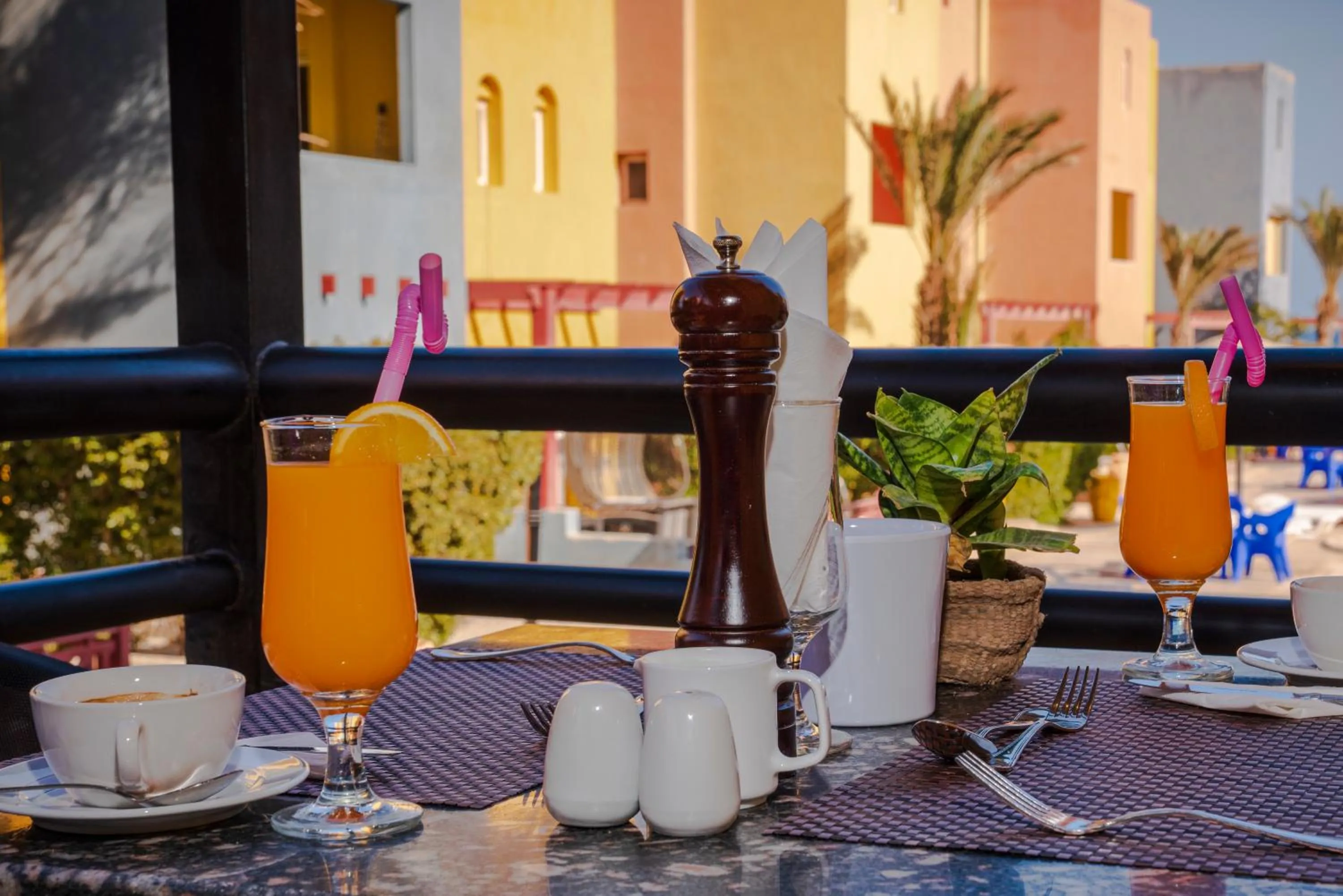 Patio in Al-Dora Beach Resort