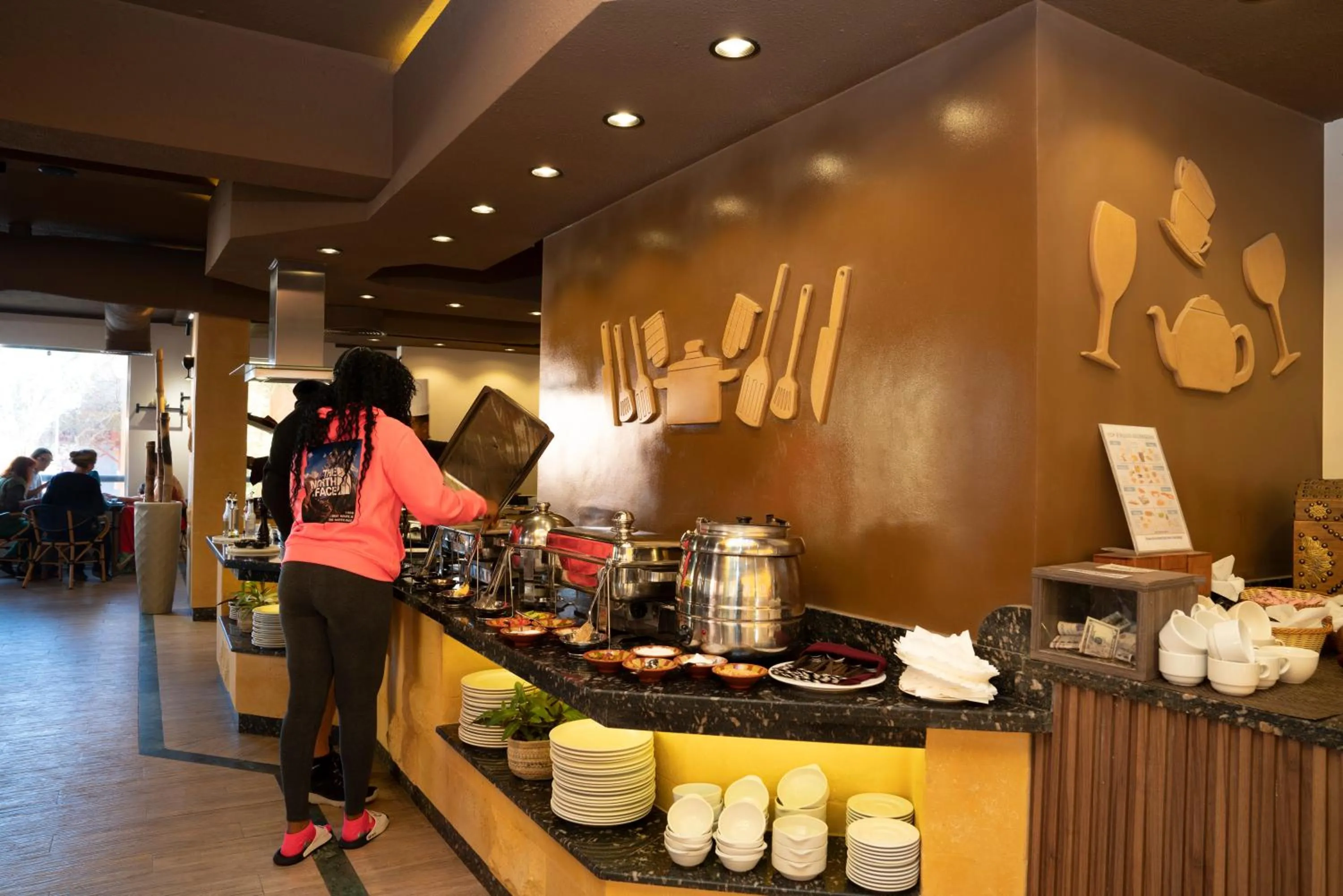 People in Al-Dora Beach Resort