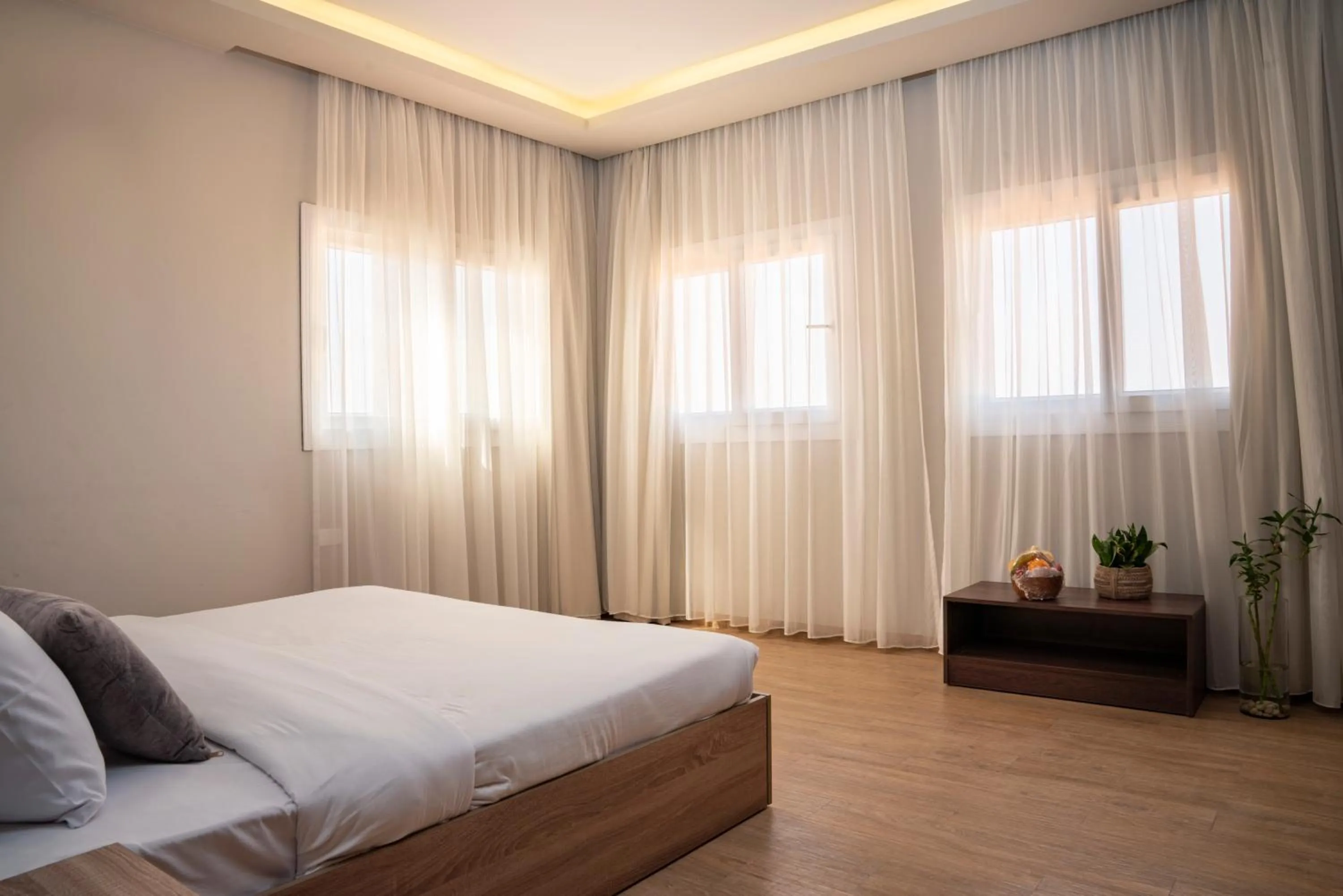 Bed in Al-Dora Beach Resort