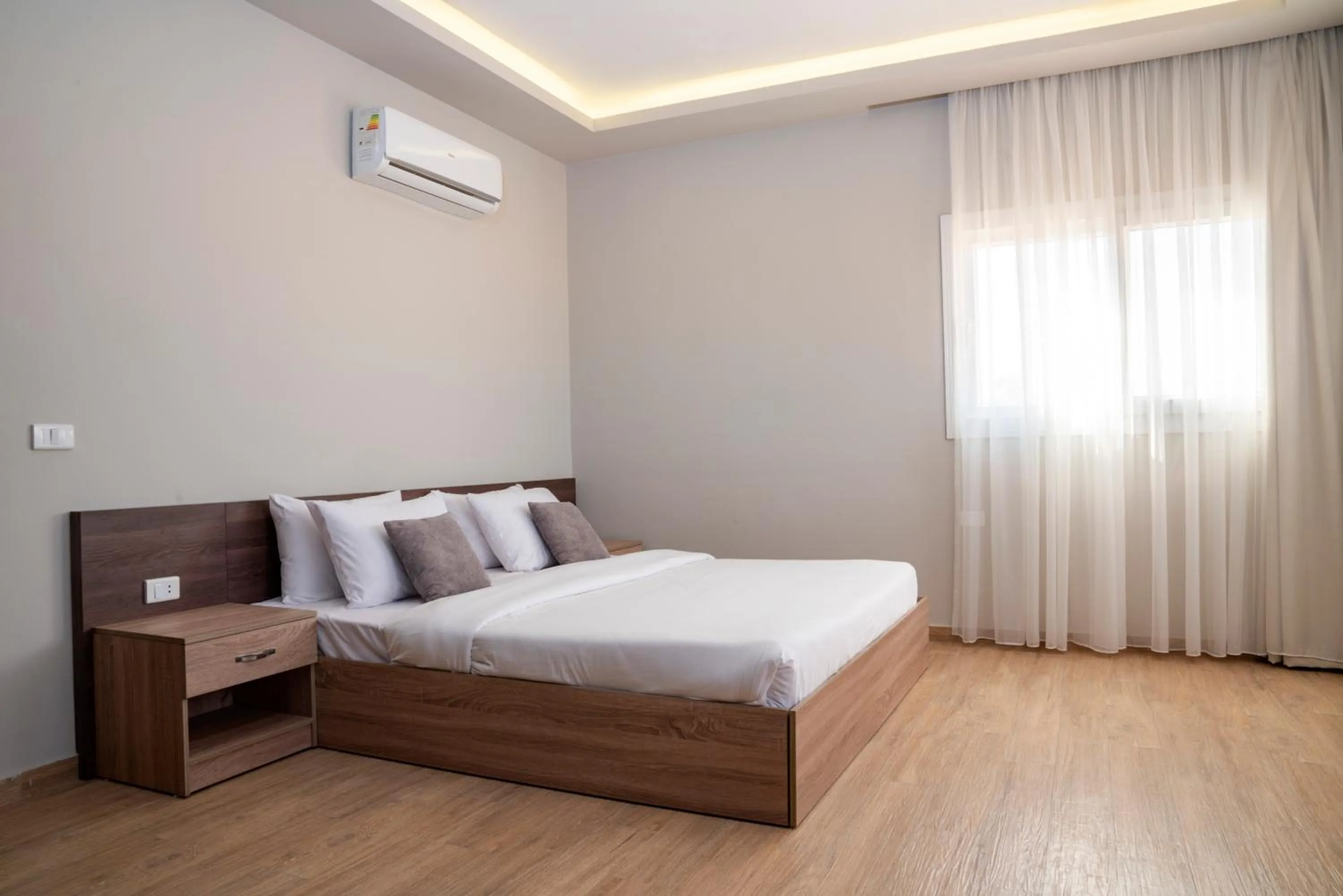 Bed in Al-Dora Beach Resort