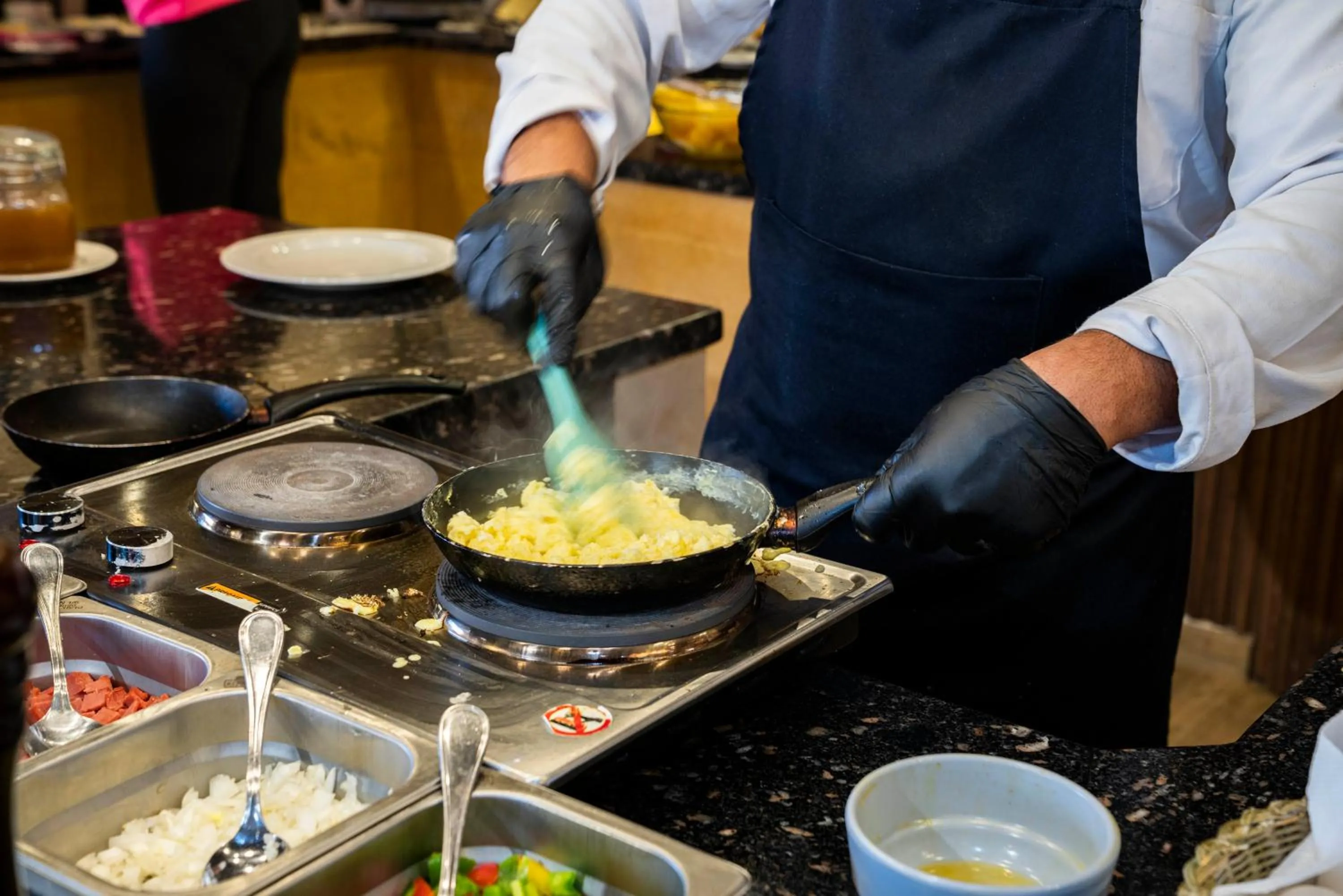 People in Al-Dora Beach Resort