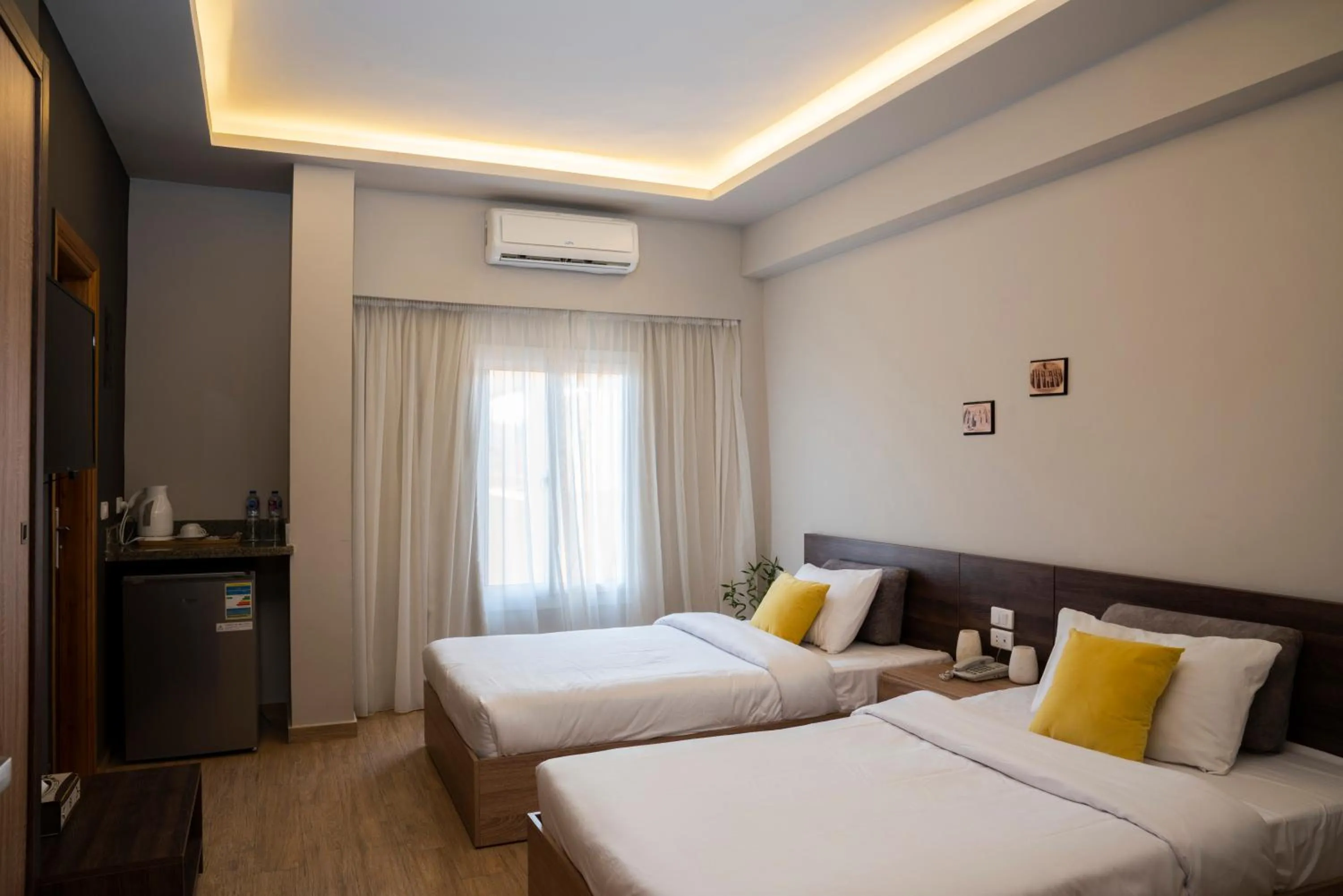 Bed in Al-Dora Beach Resort