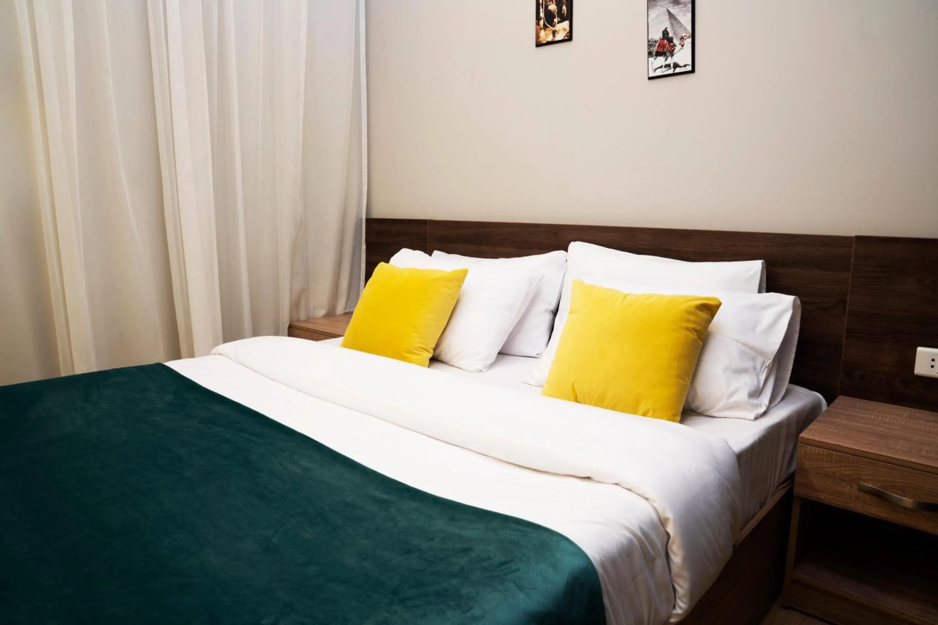 Bed in Al-Dora Beach Resort