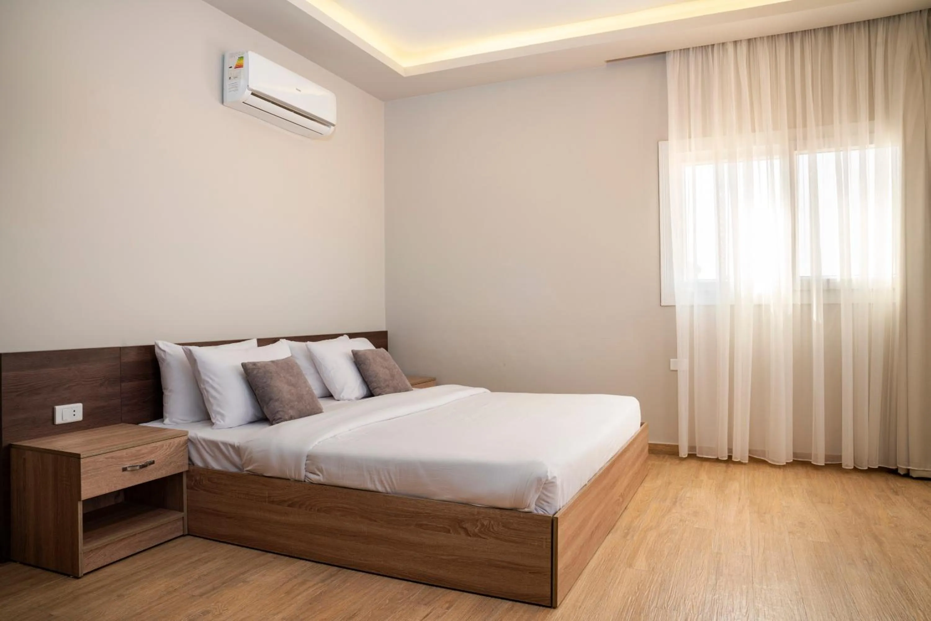 Bed in Al-Dora Beach Resort