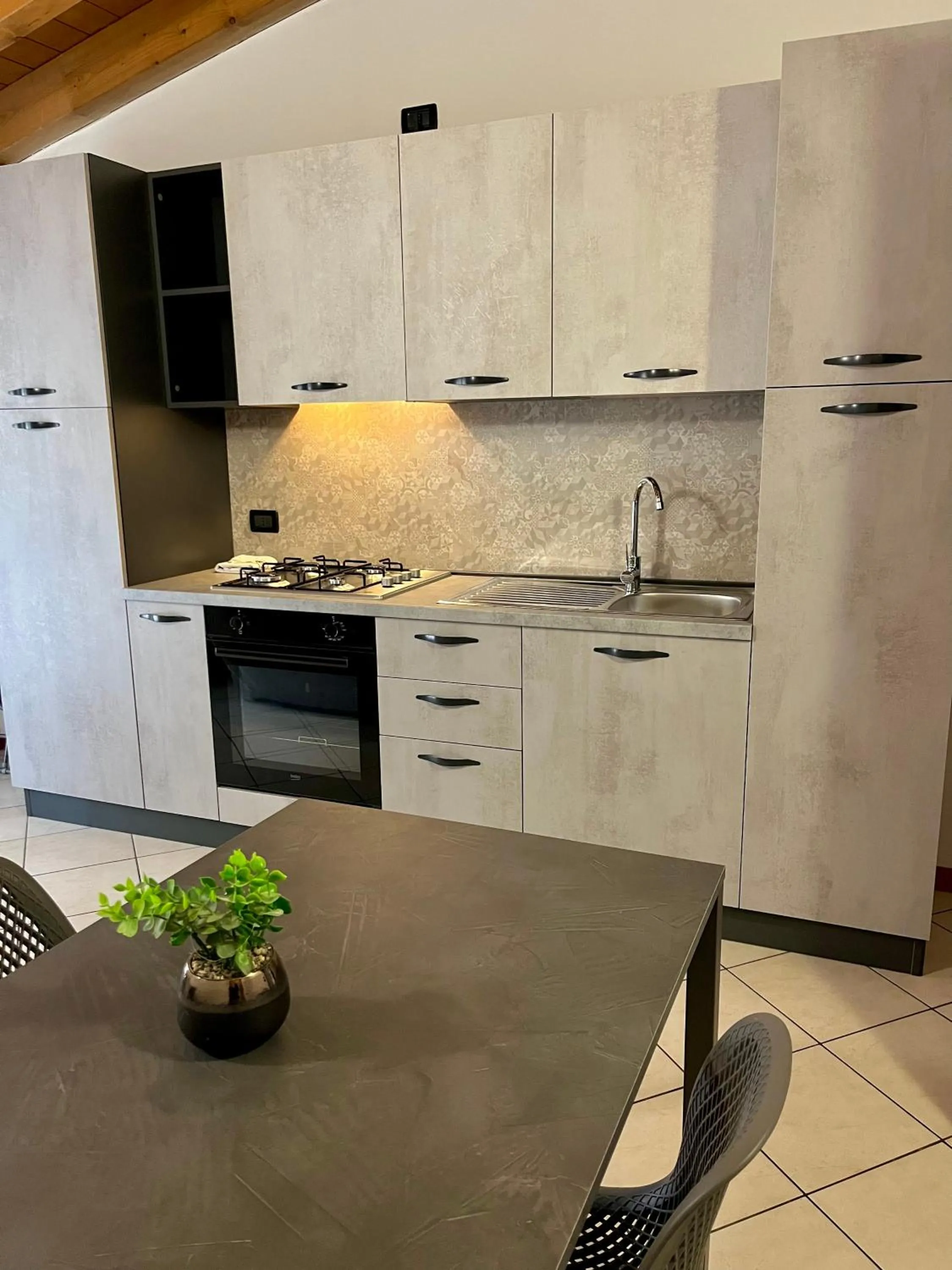 Kitchen or kitchenette in Residence la Lucciola