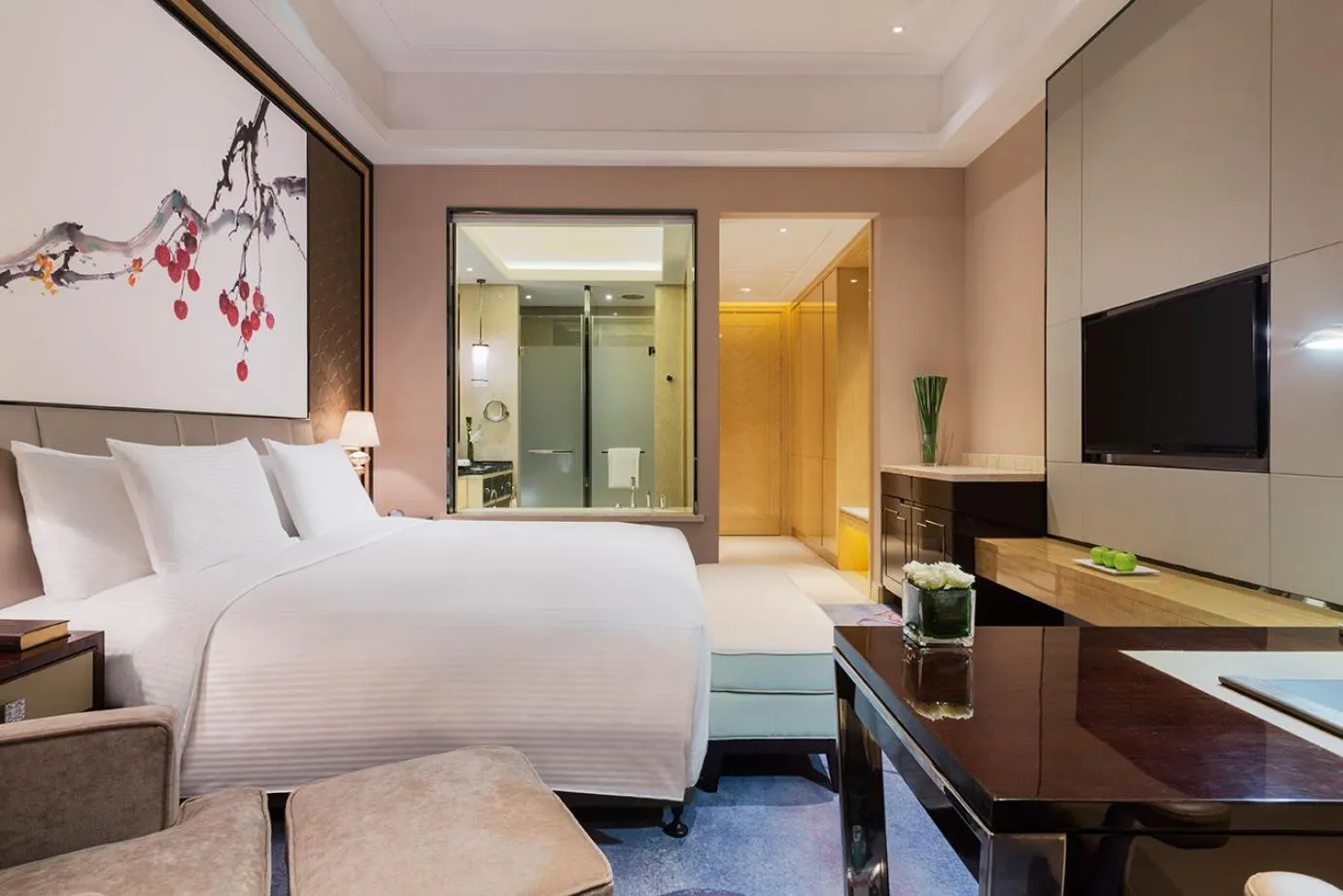 Bedroom in Wanda Realm Guangzhou Zengcheng