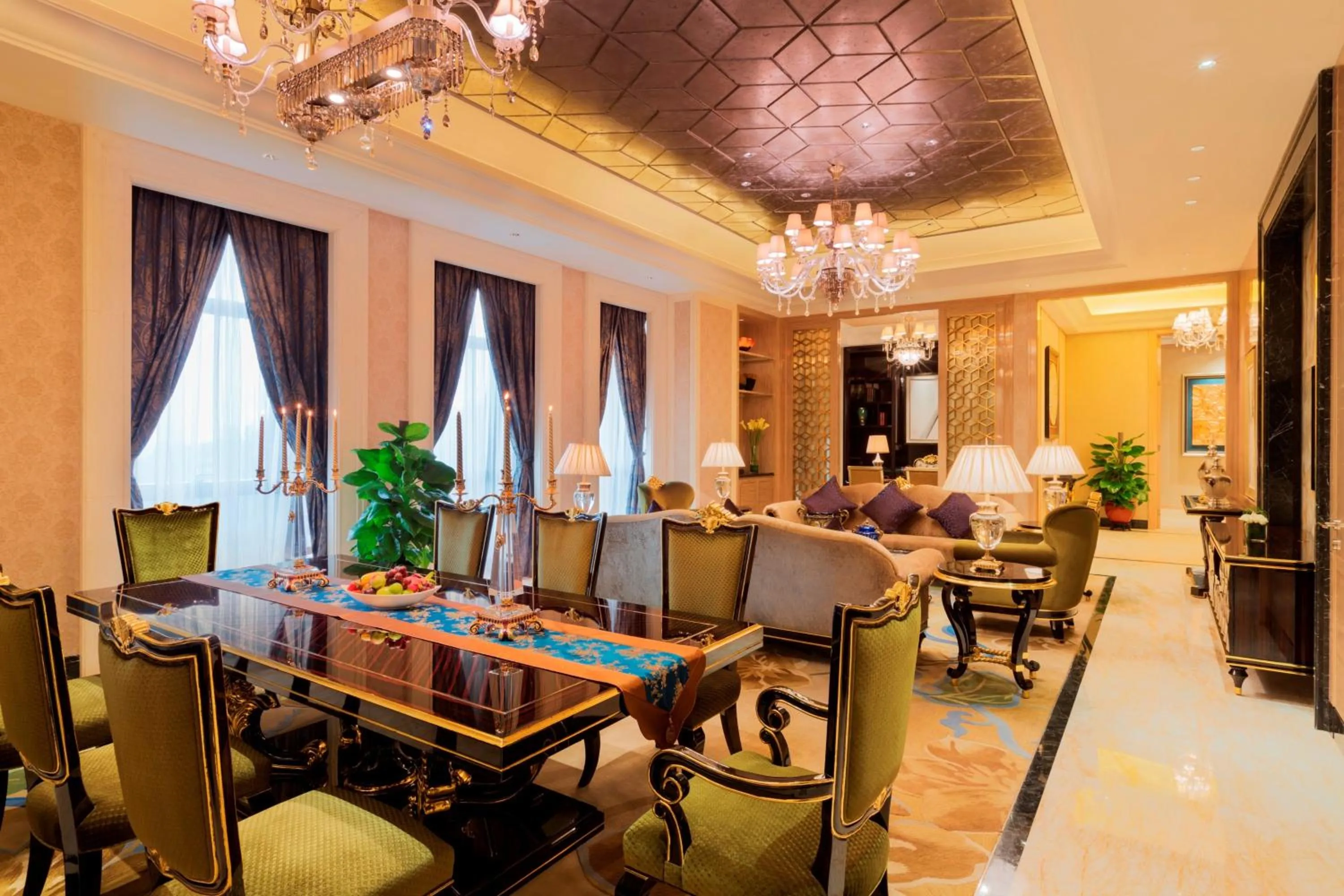 Living room in Wanda Realm Guangzhou Zengcheng