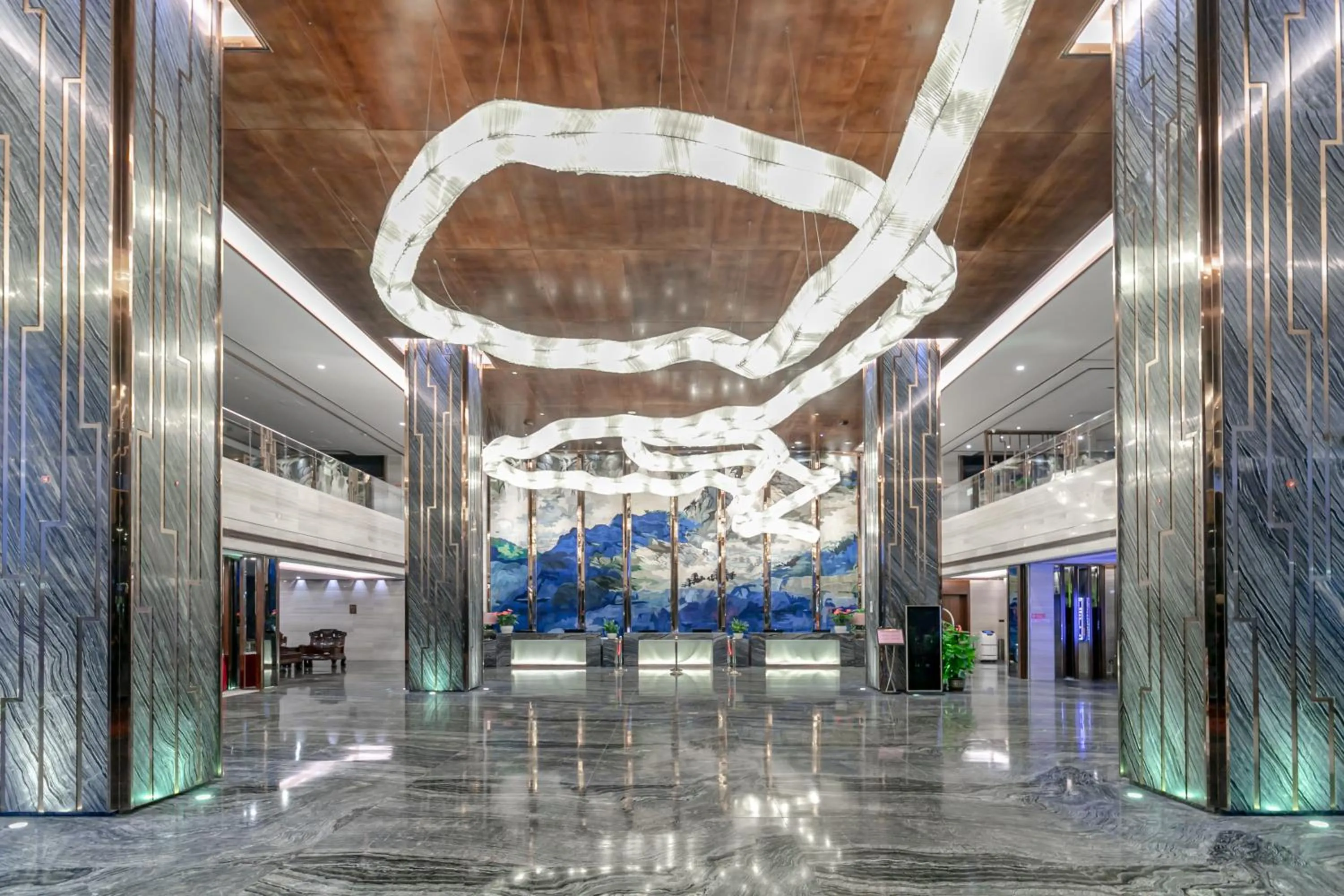 Lobby or reception in GuangZhou TongYu International Hotel