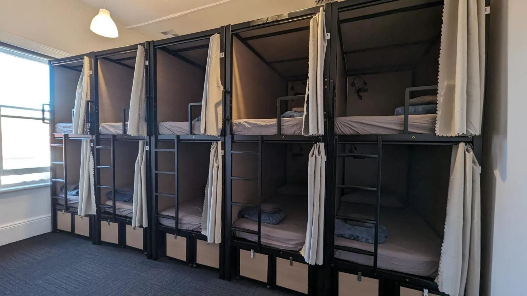 bunk bed in Base Camp Hostel