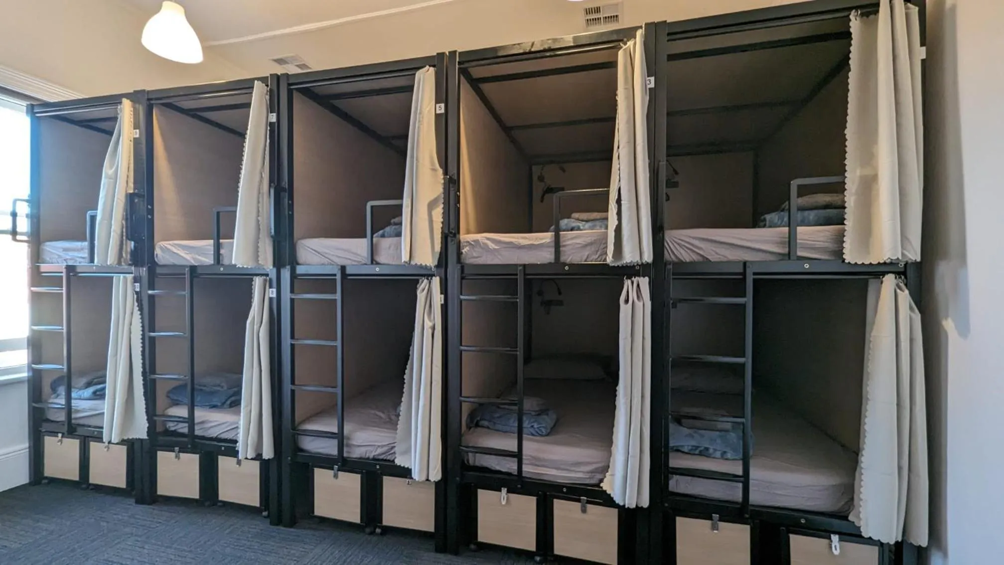 bunk bed in Base Camp Hostel