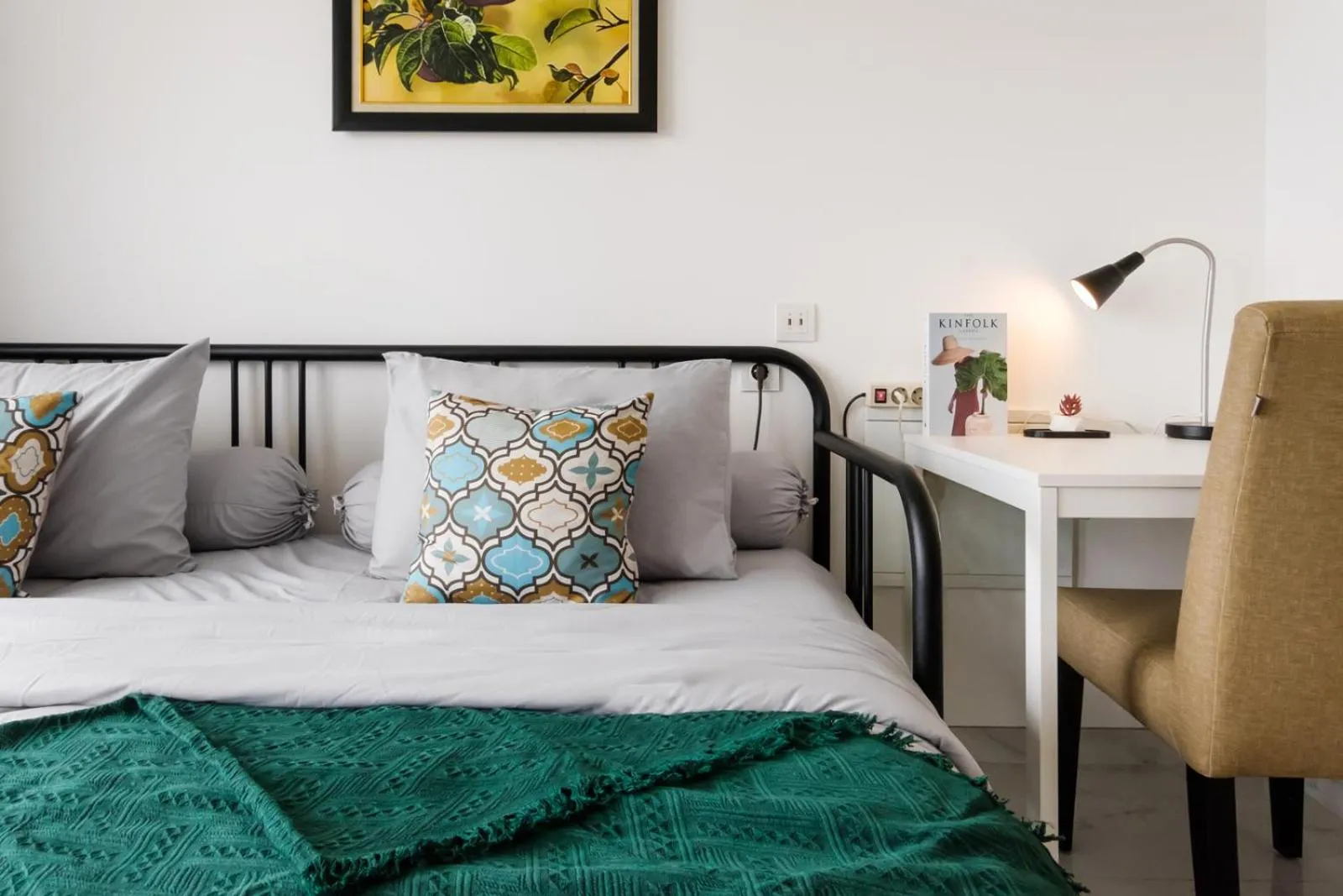 Bed in Arka by TwoSpaces Studio @Skyhouse Apartment