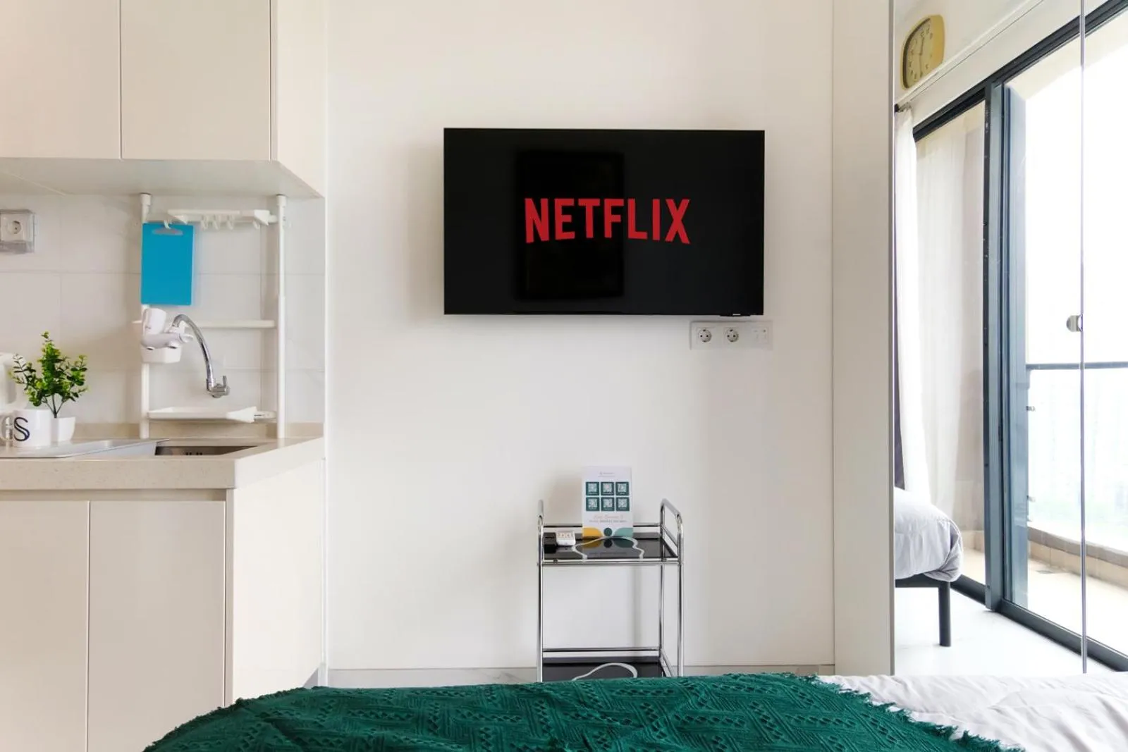 Bed in Arka by TwoSpaces Studio @Skyhouse Apartment